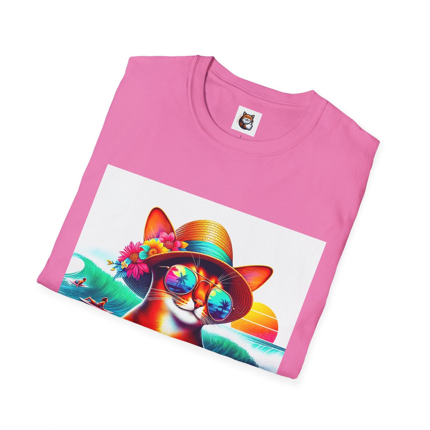 Abyssinian surfer Softstyle T-Shirt