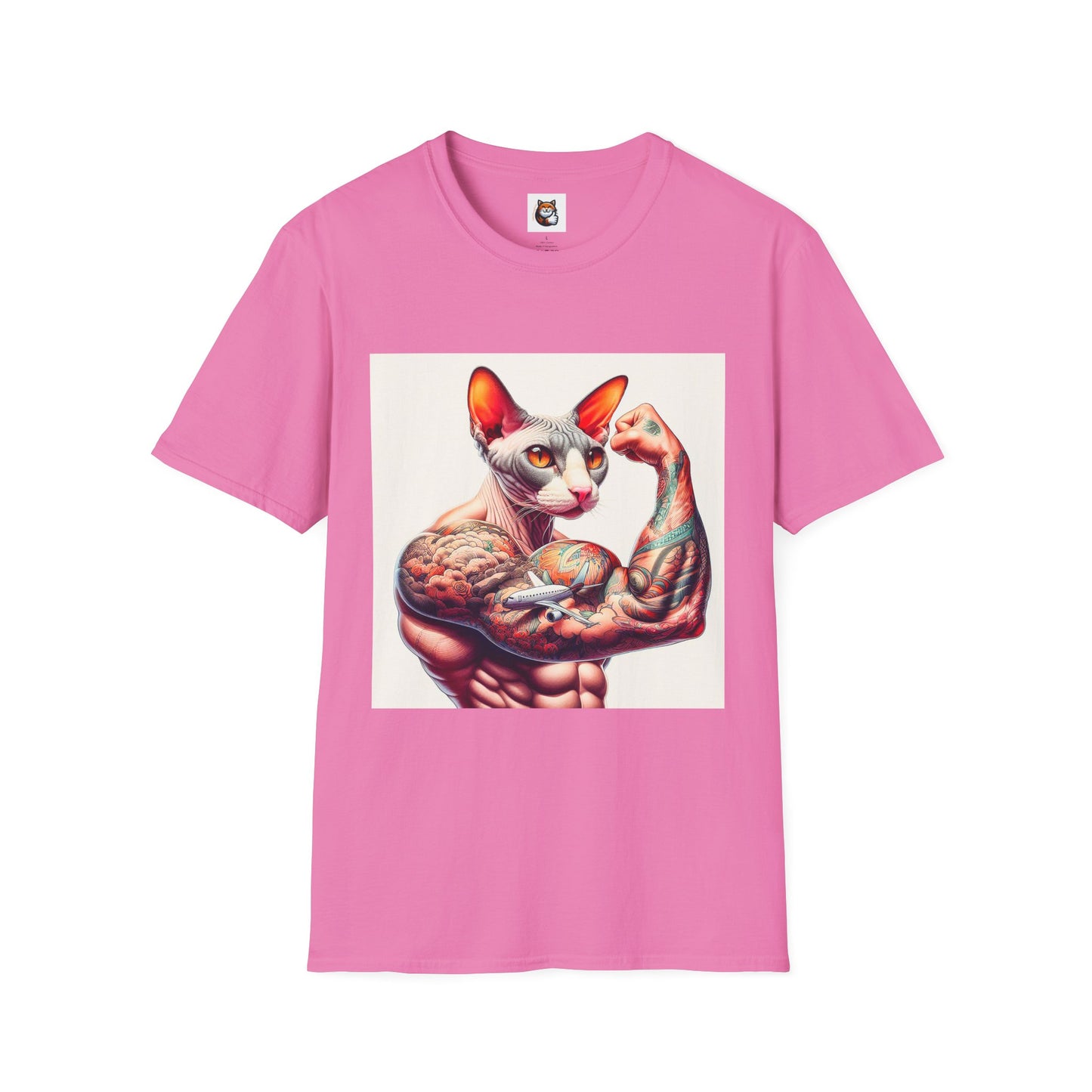 Cornish Rex Cat muscles  T-Shirt