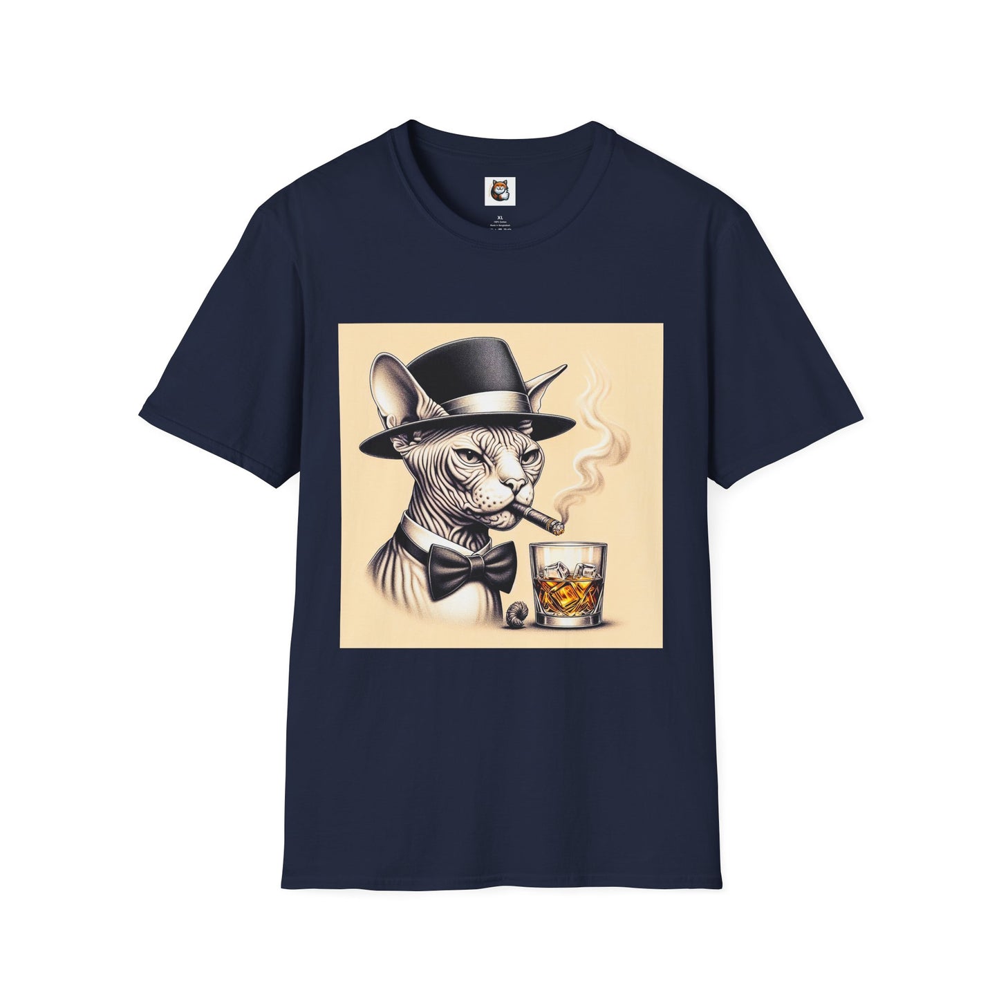Sphynx Cat bar smoking