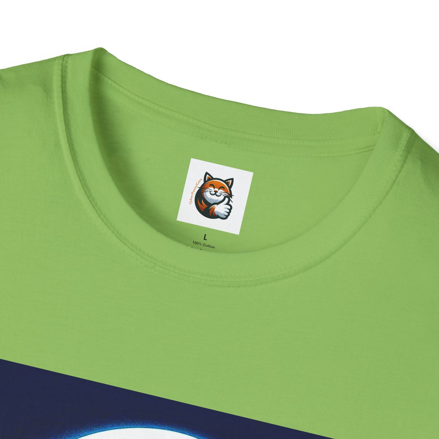 Russian Blue Cat Unisex Softstyle T-Shirt