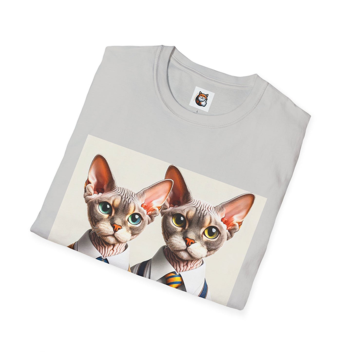 Devon Rex Cat suits Softstyle T-Shirt