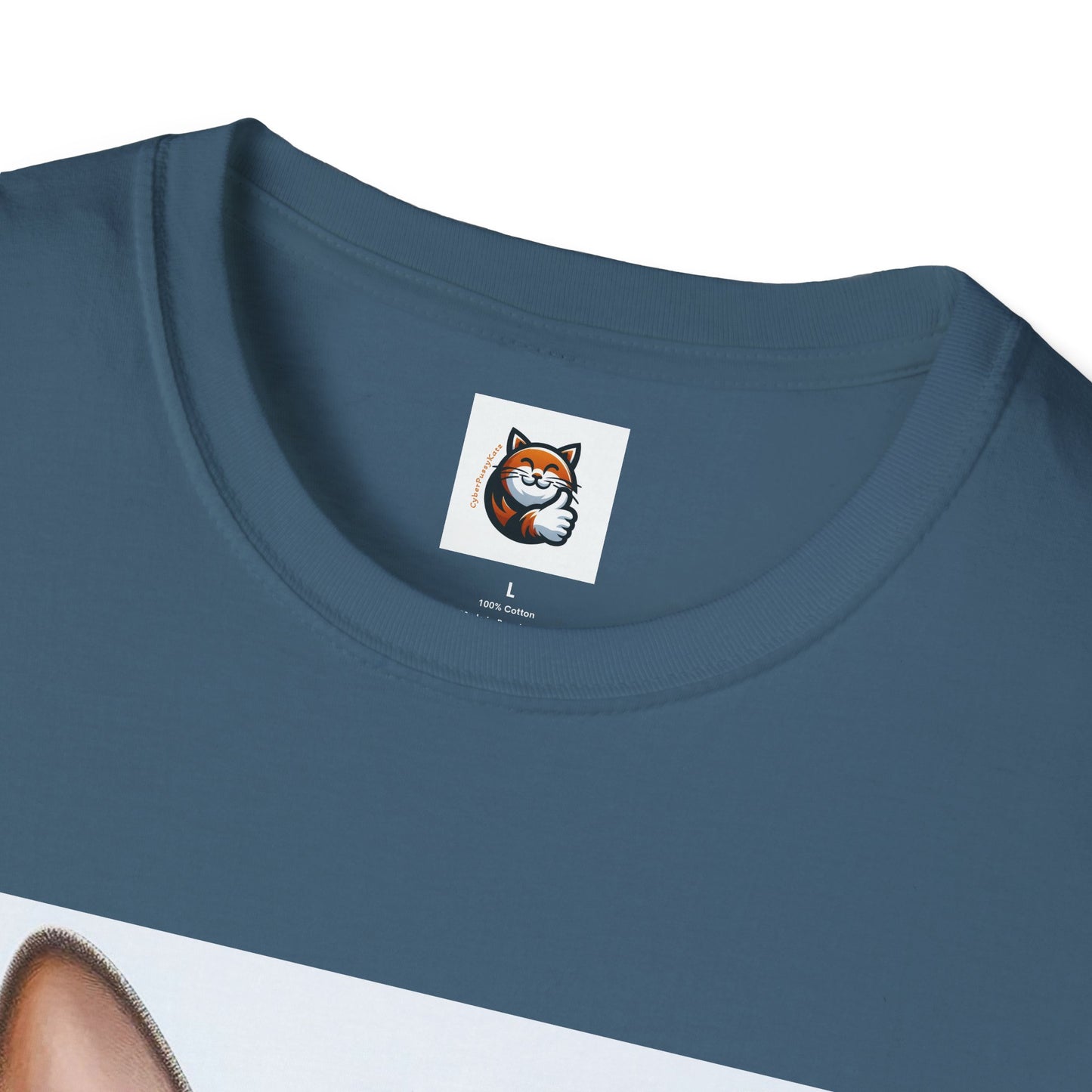 Devon Rex Cat business man Softstyle T-Shirt