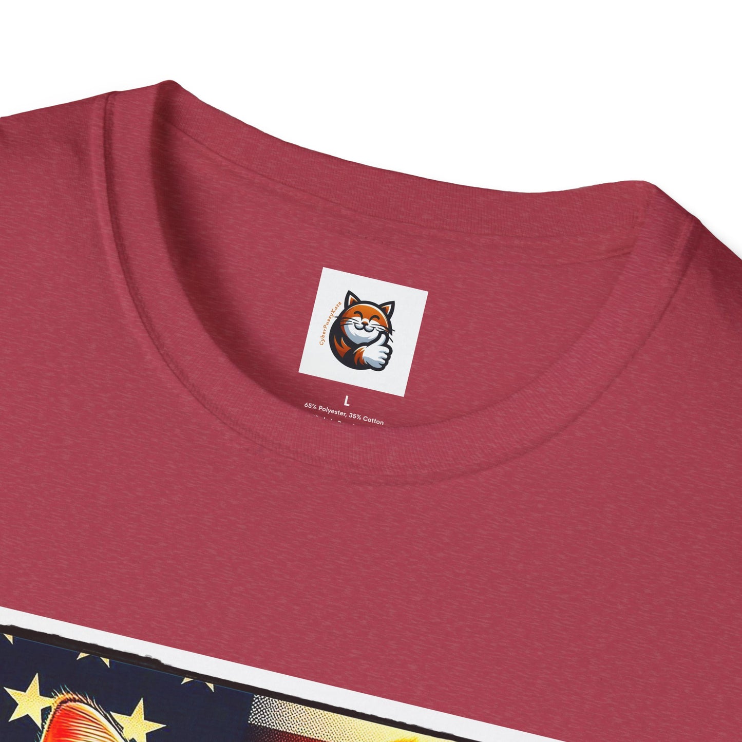 American Shorthair surfing Softstyle T-Shirt