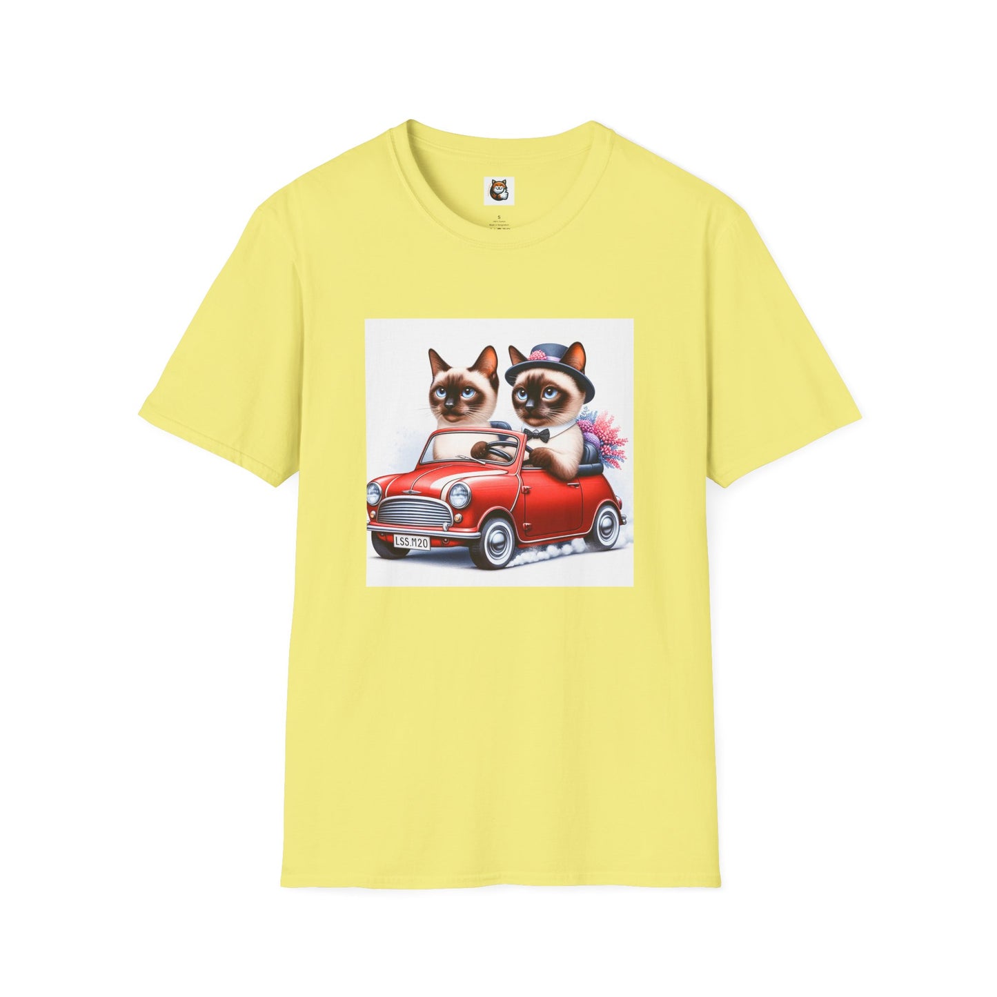 Wacky Siamese Cat friends driving