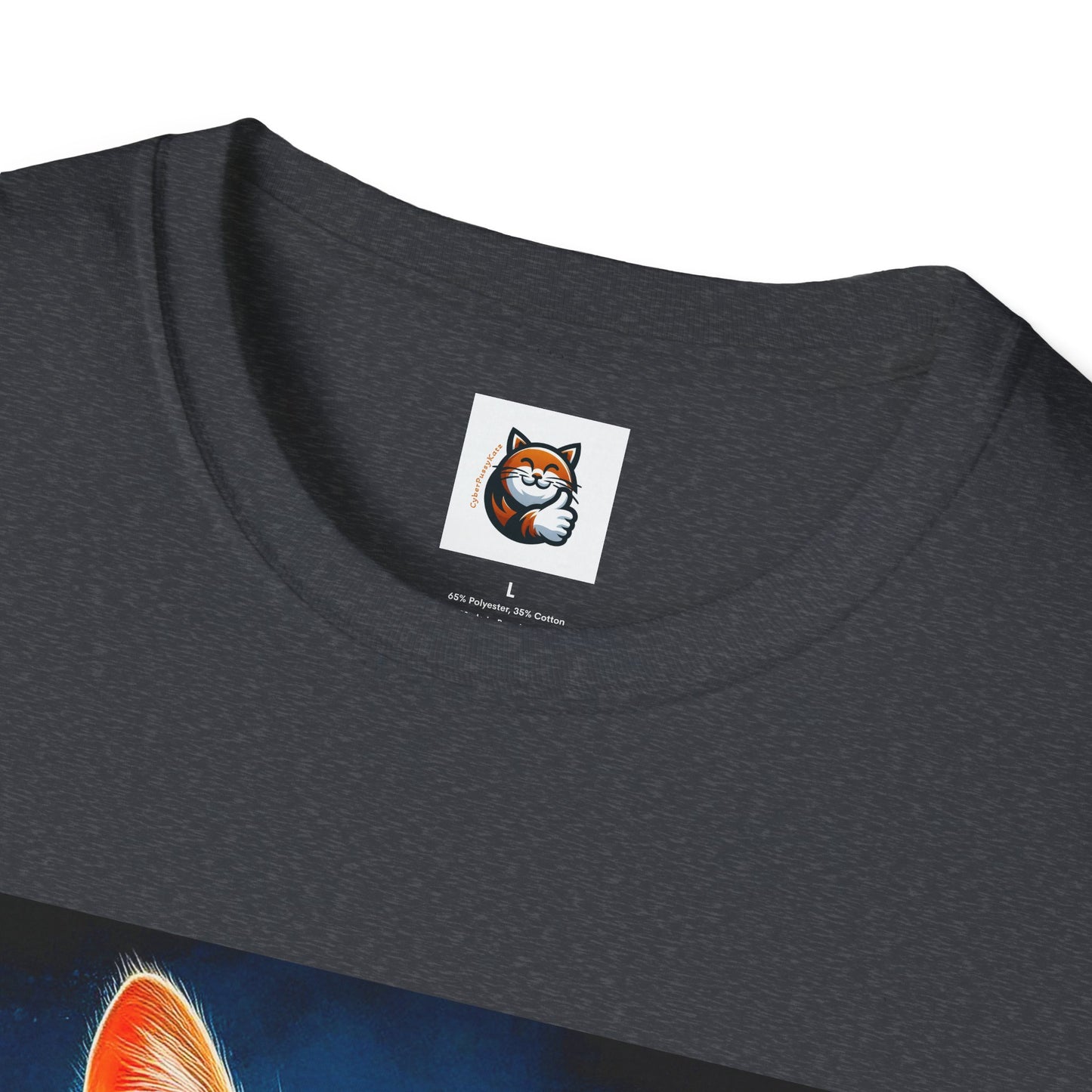 Domestic Cat Unisex suit and tie T-Shirt