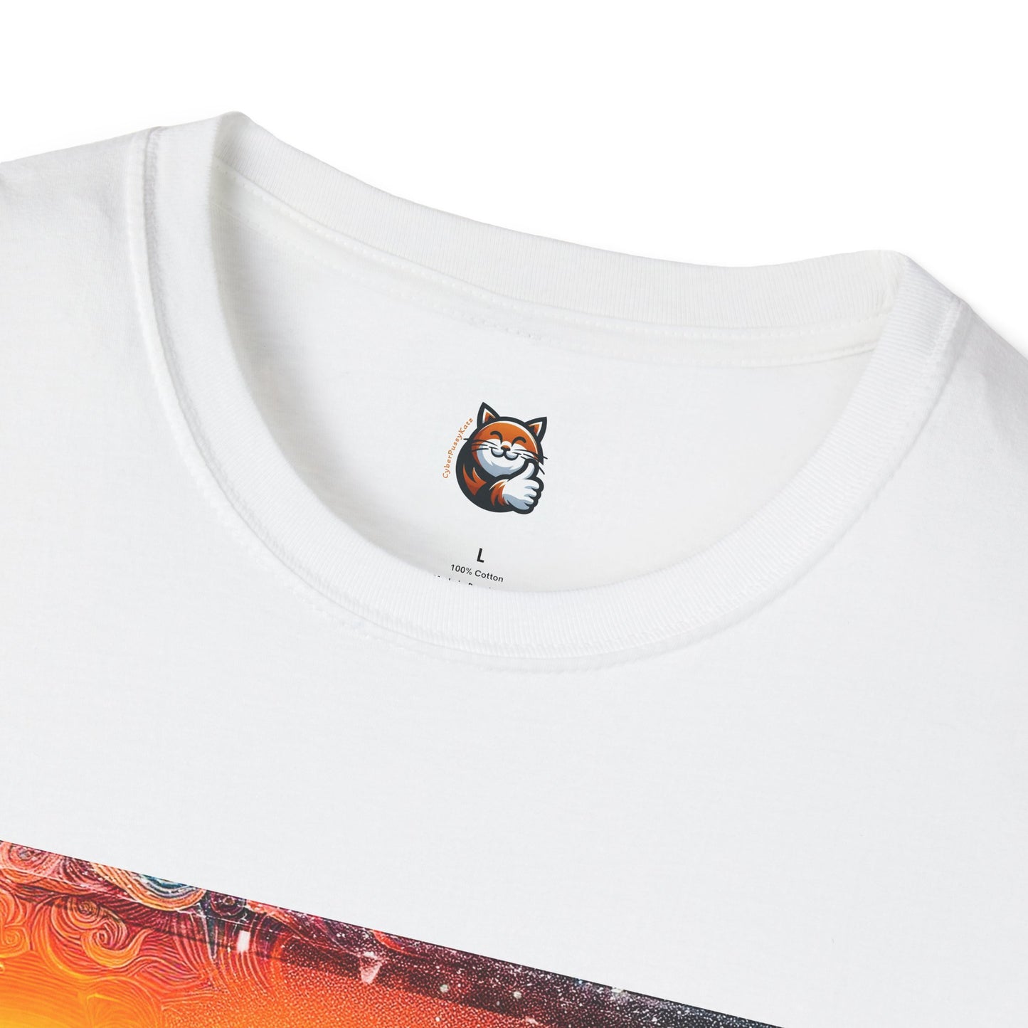 Devon Rex Cat hawaiian surfer Softstyle T-Shirt