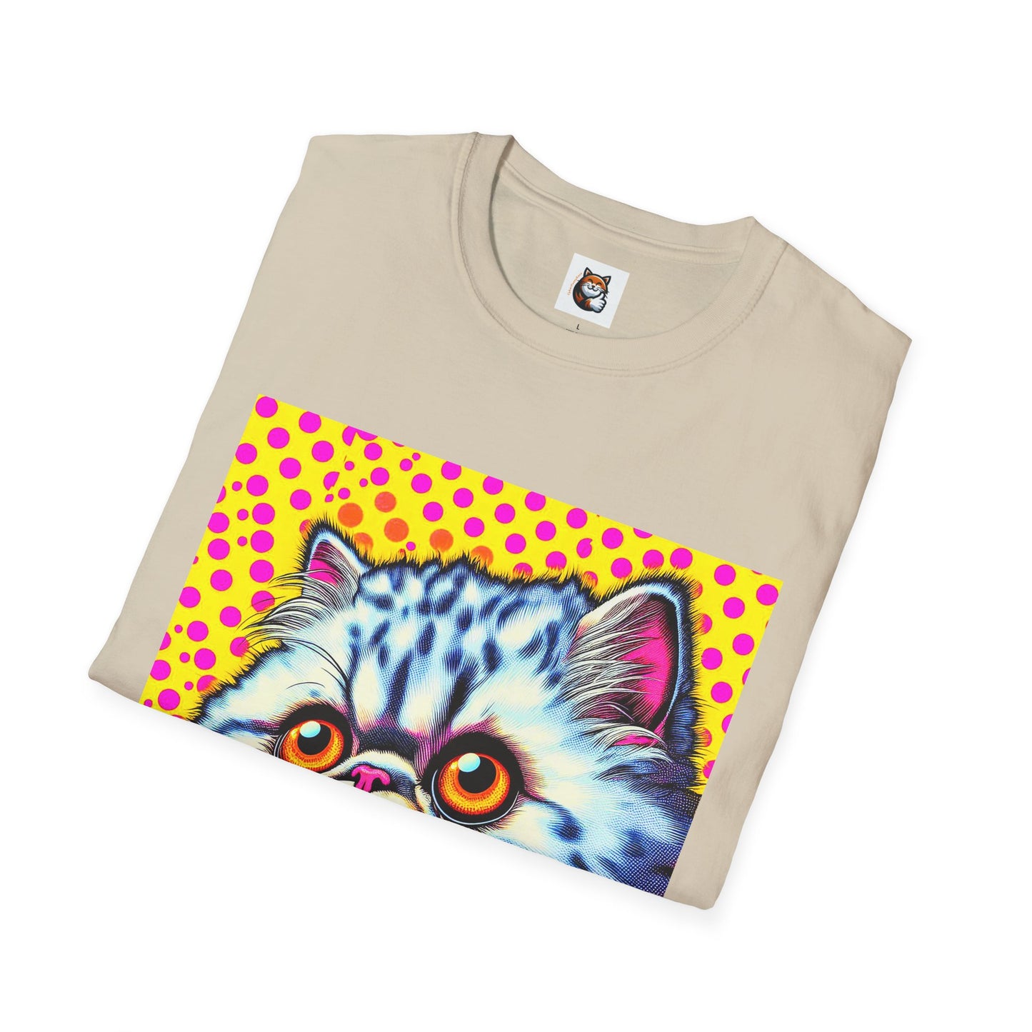 Selkirk Rex Cat T-Shirt comic book cutie