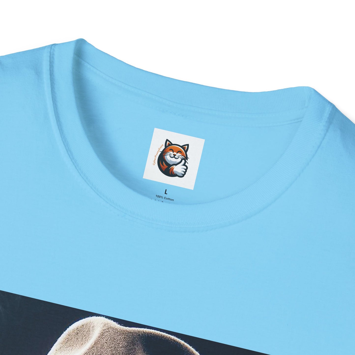 Russian Blue Cat  smoking and cigars T-Shirt