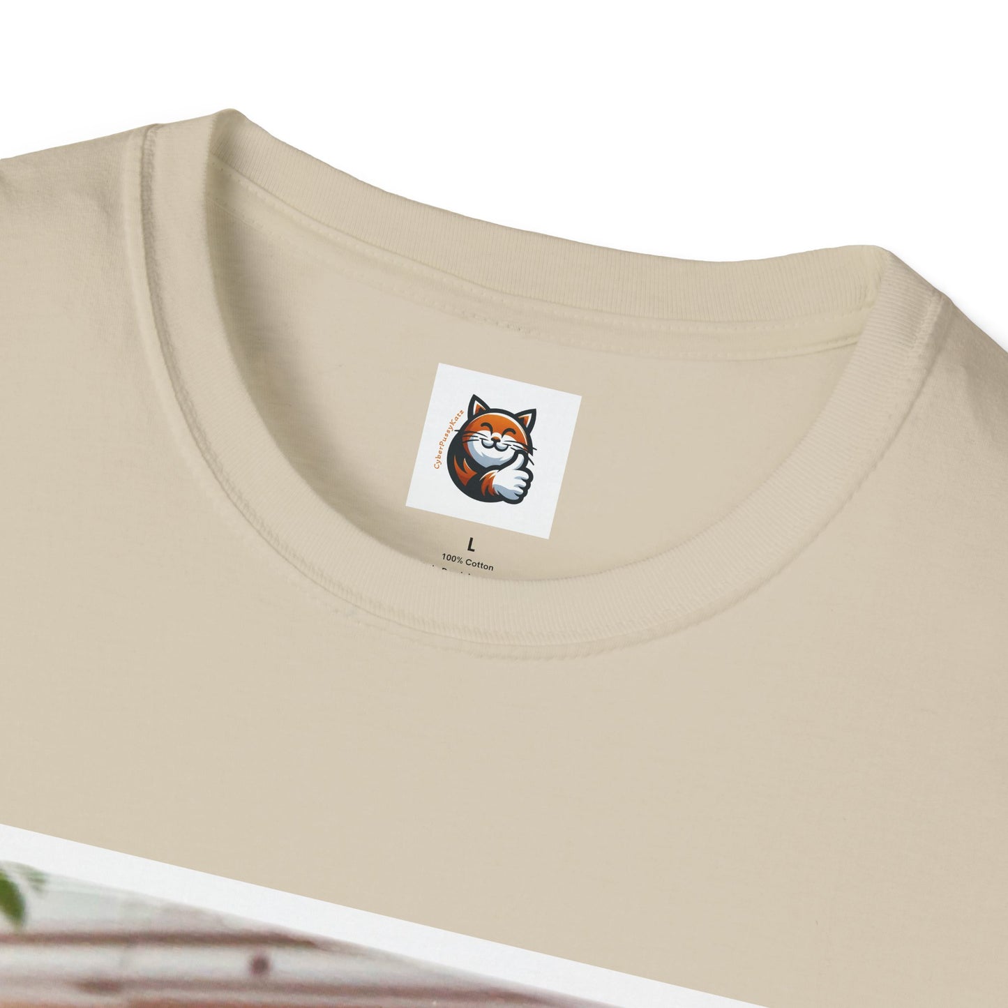 Wacky Exotic Shorthair Cat Unisex Softstyle T-Shirt