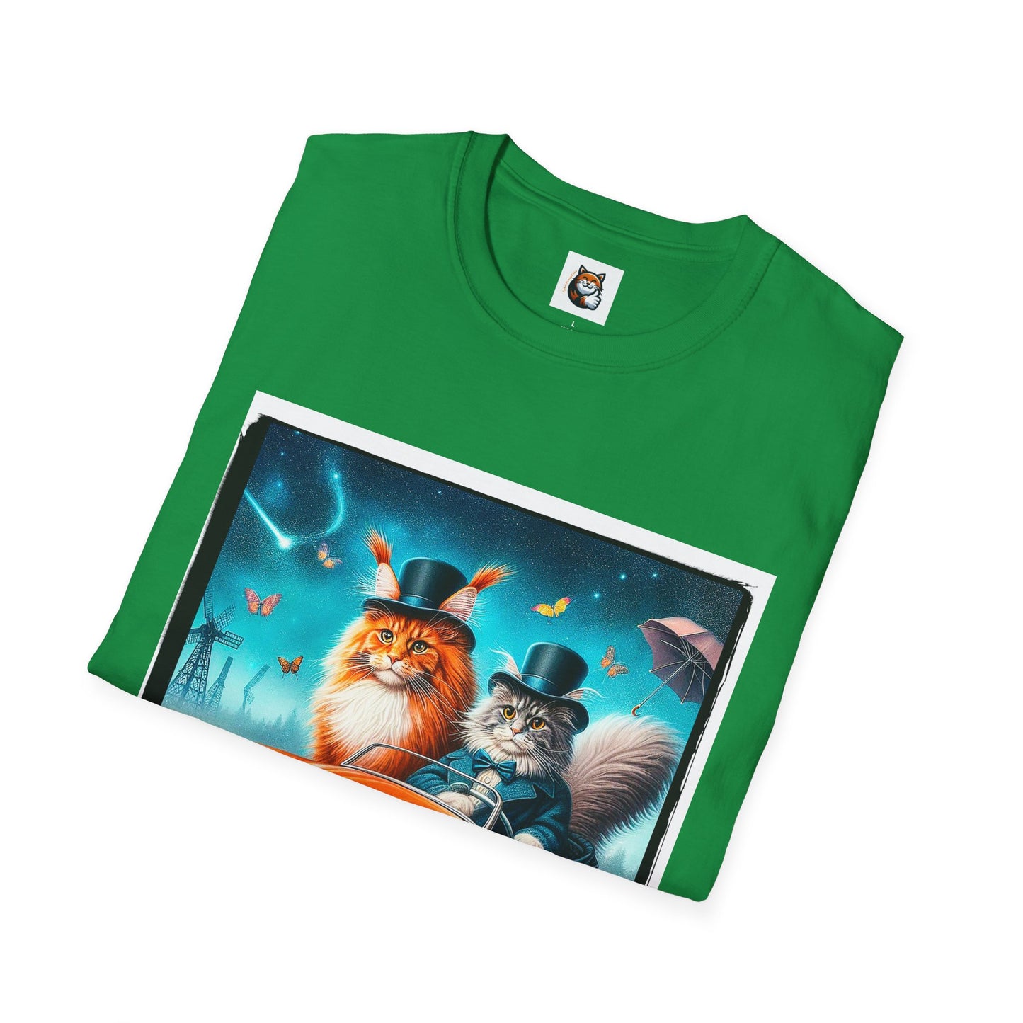 Wacky Maine Coon Unisex Softstyle T-Shirt