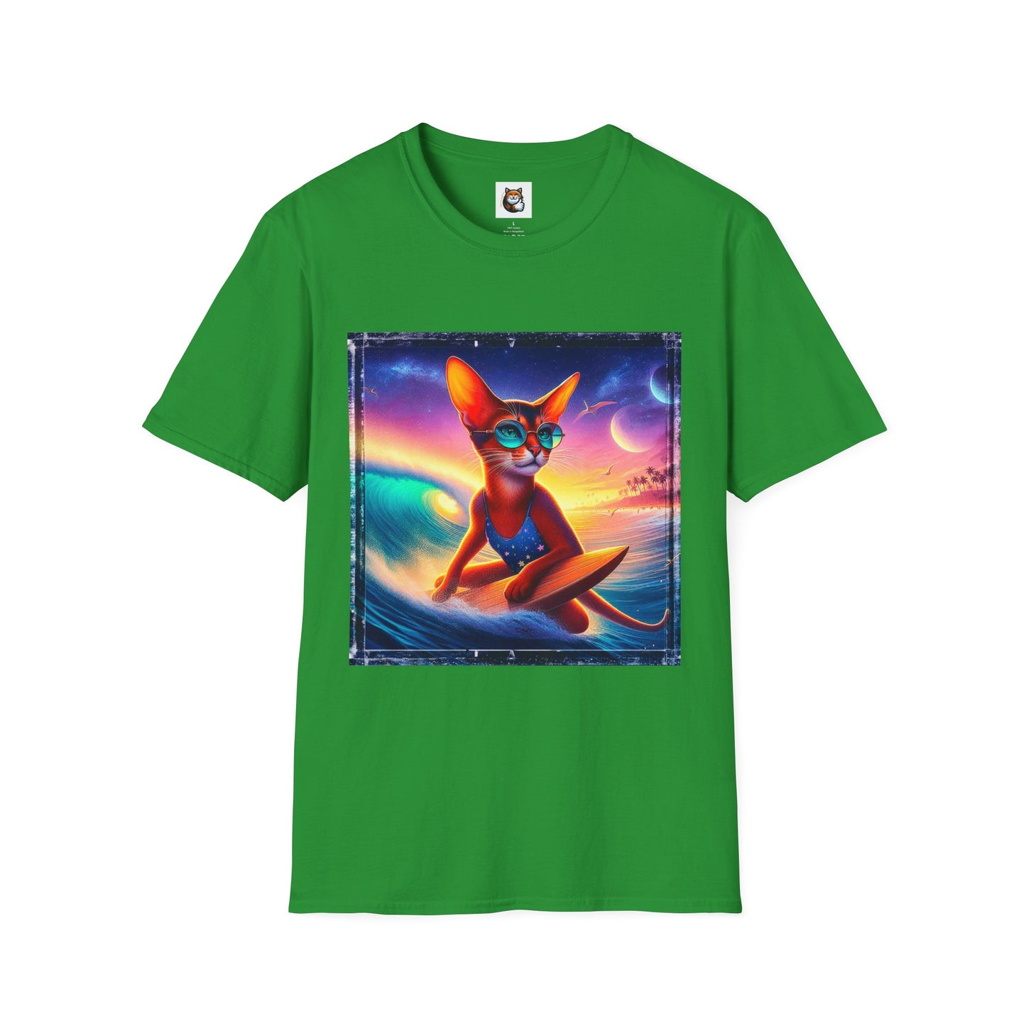 Abyssinian surfer Softstyle T-Shirt