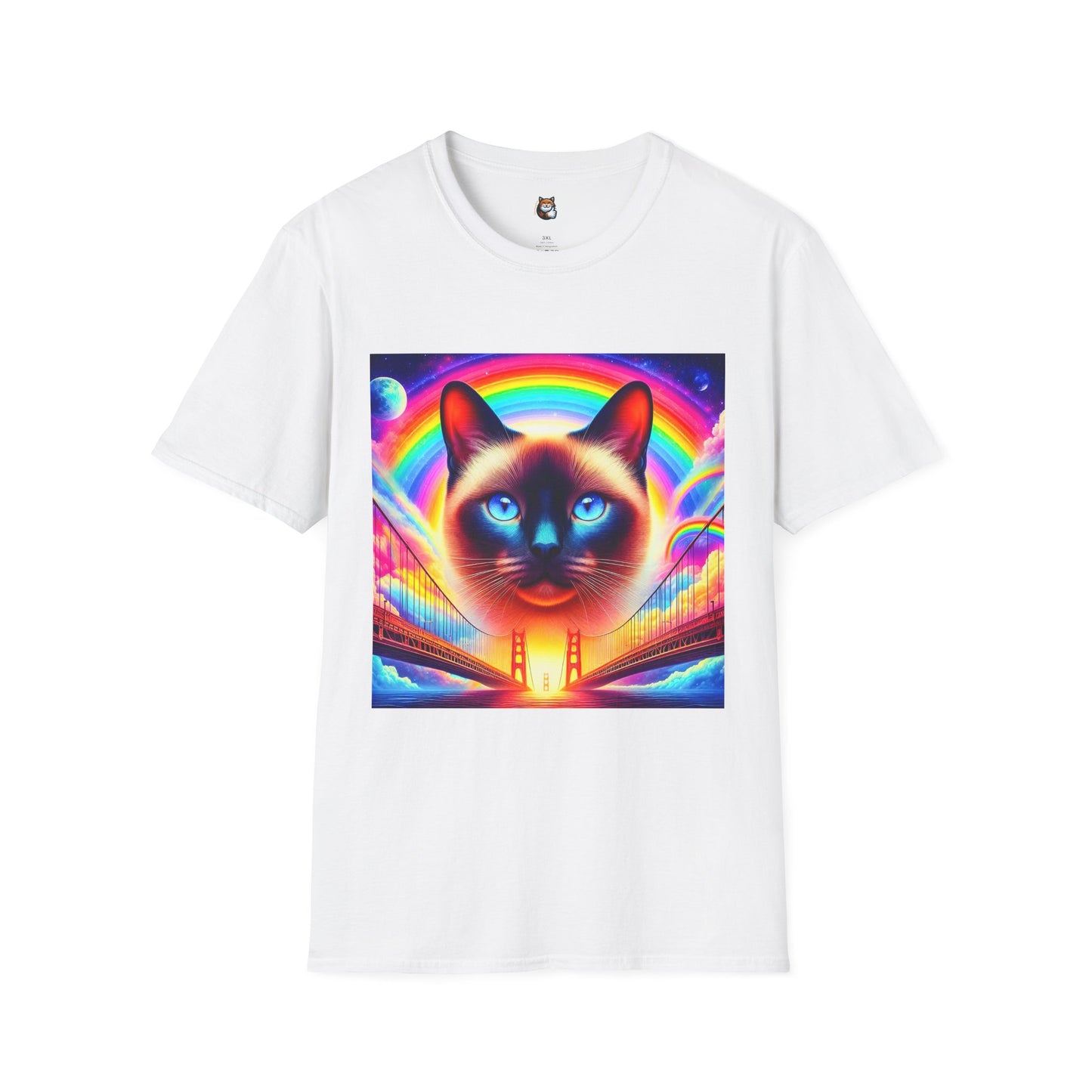 Siamese Cat floating kitty shirt