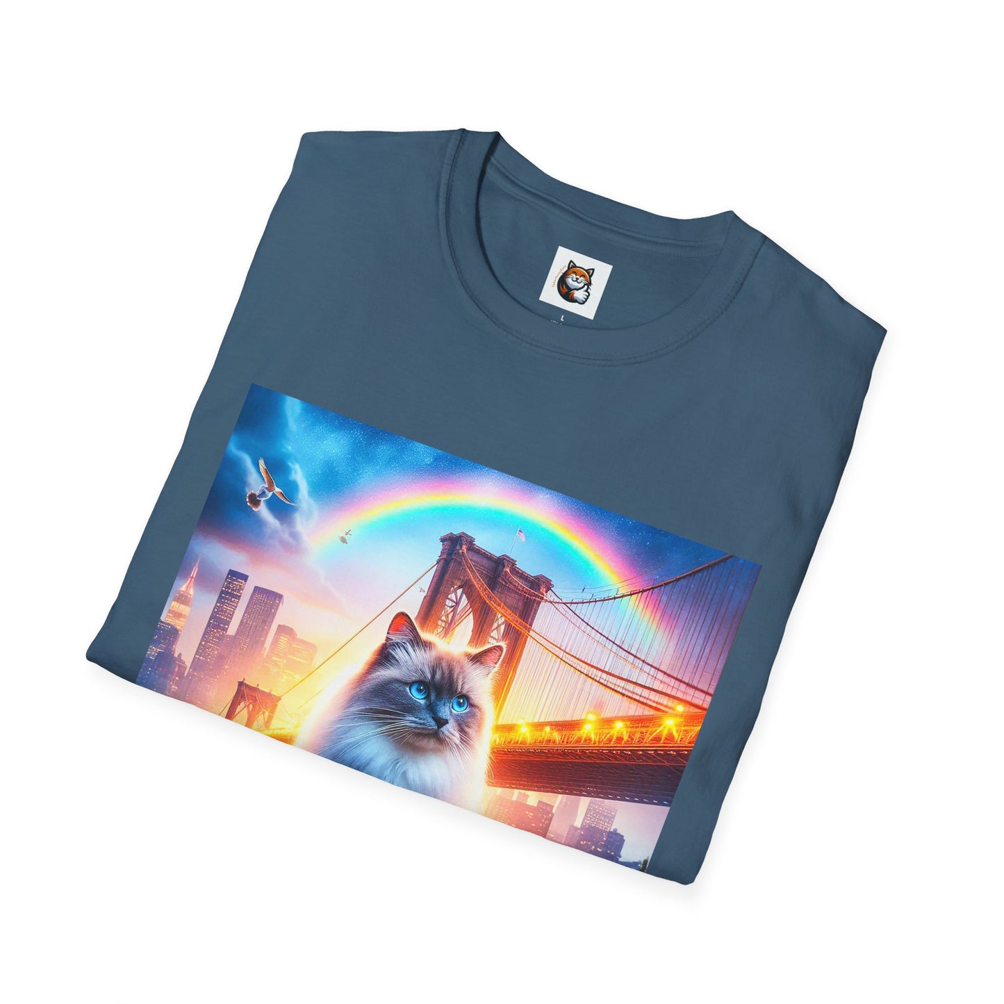 Ragdoll Unisex  rainbow bridge T-Shirt