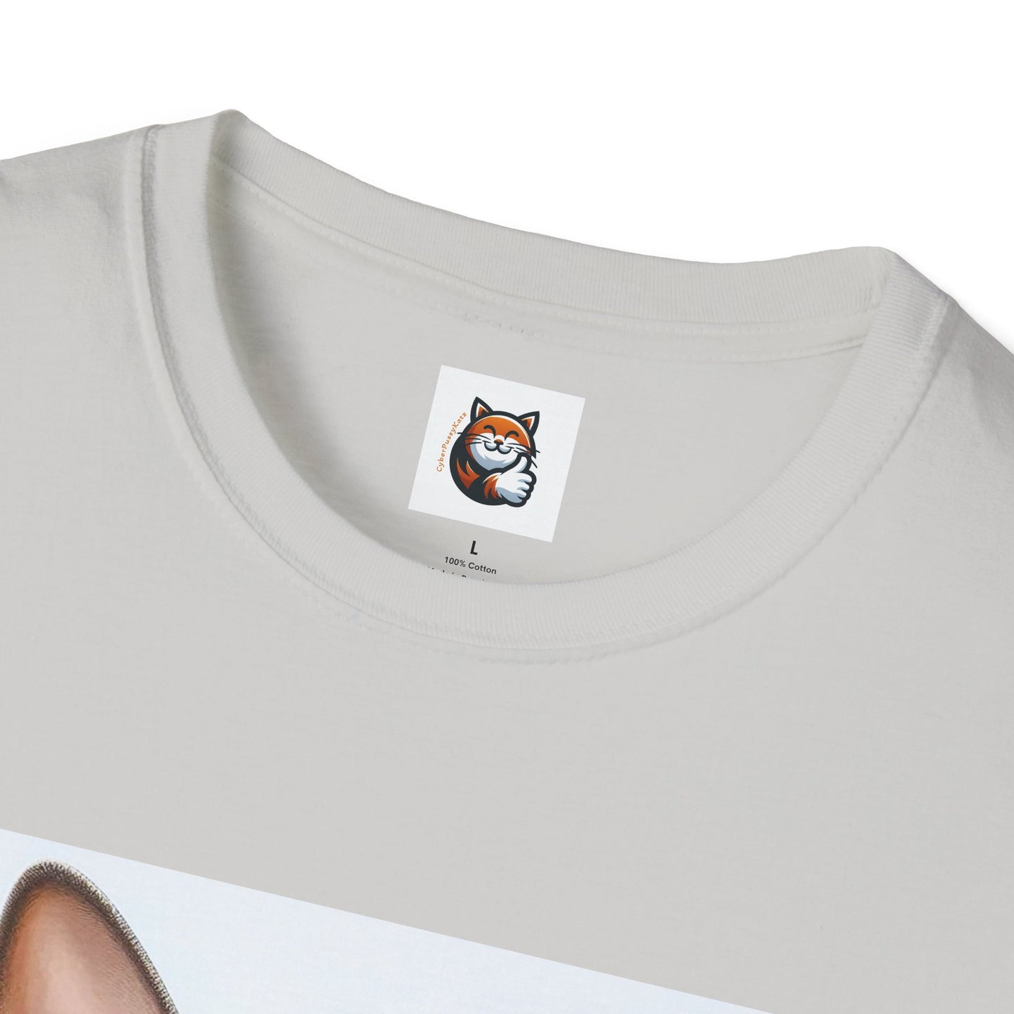 Devon Rex Cat business man Softstyle T-Shirt