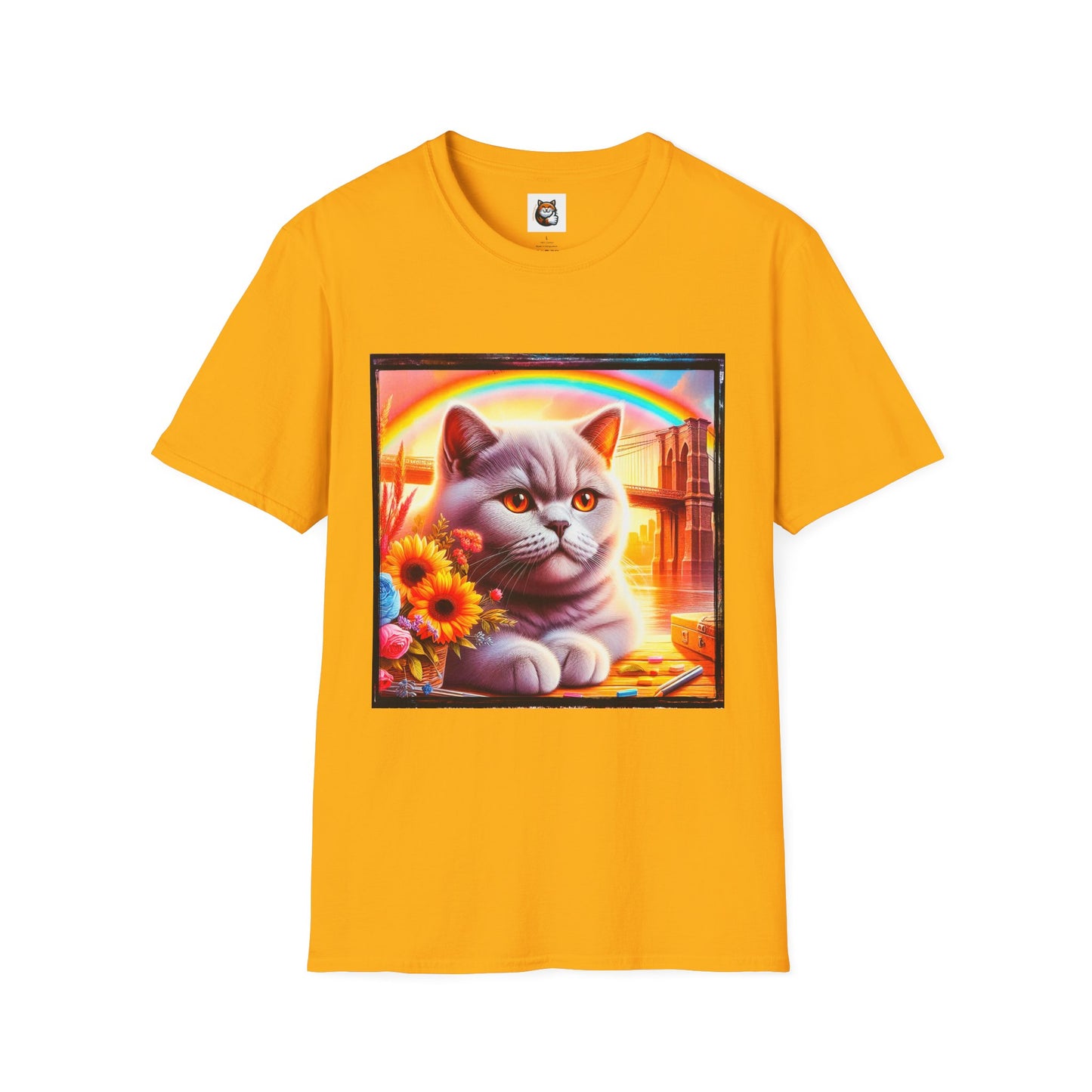 British Shorthair Unisex Softstyle T-Shirt