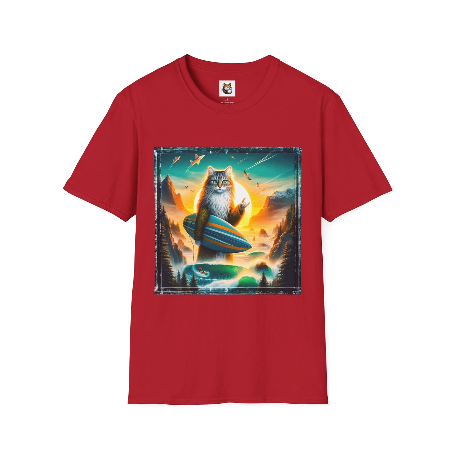 Norwegian Forest Cat Unisex Softstyle T-Shirt