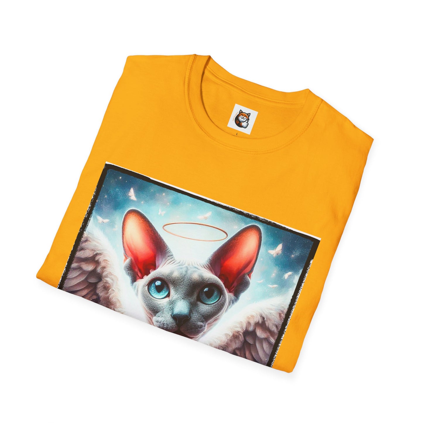 Cornish Rex Cat heavenly Angel  T-Shirt