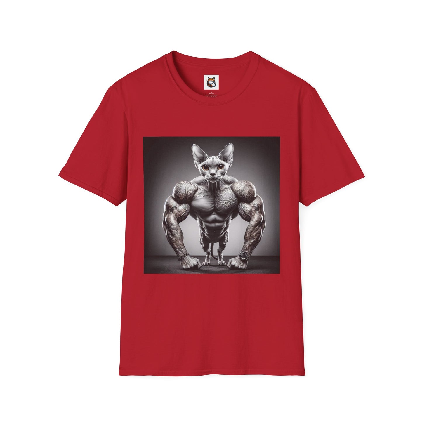 Devon Rex Cat Unisex Softstyle T-Shirt