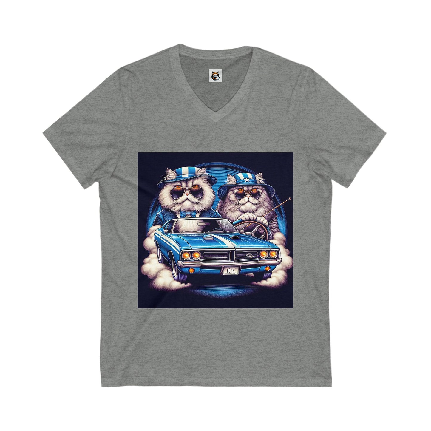- Selkirk Rex American flag couple t shirt