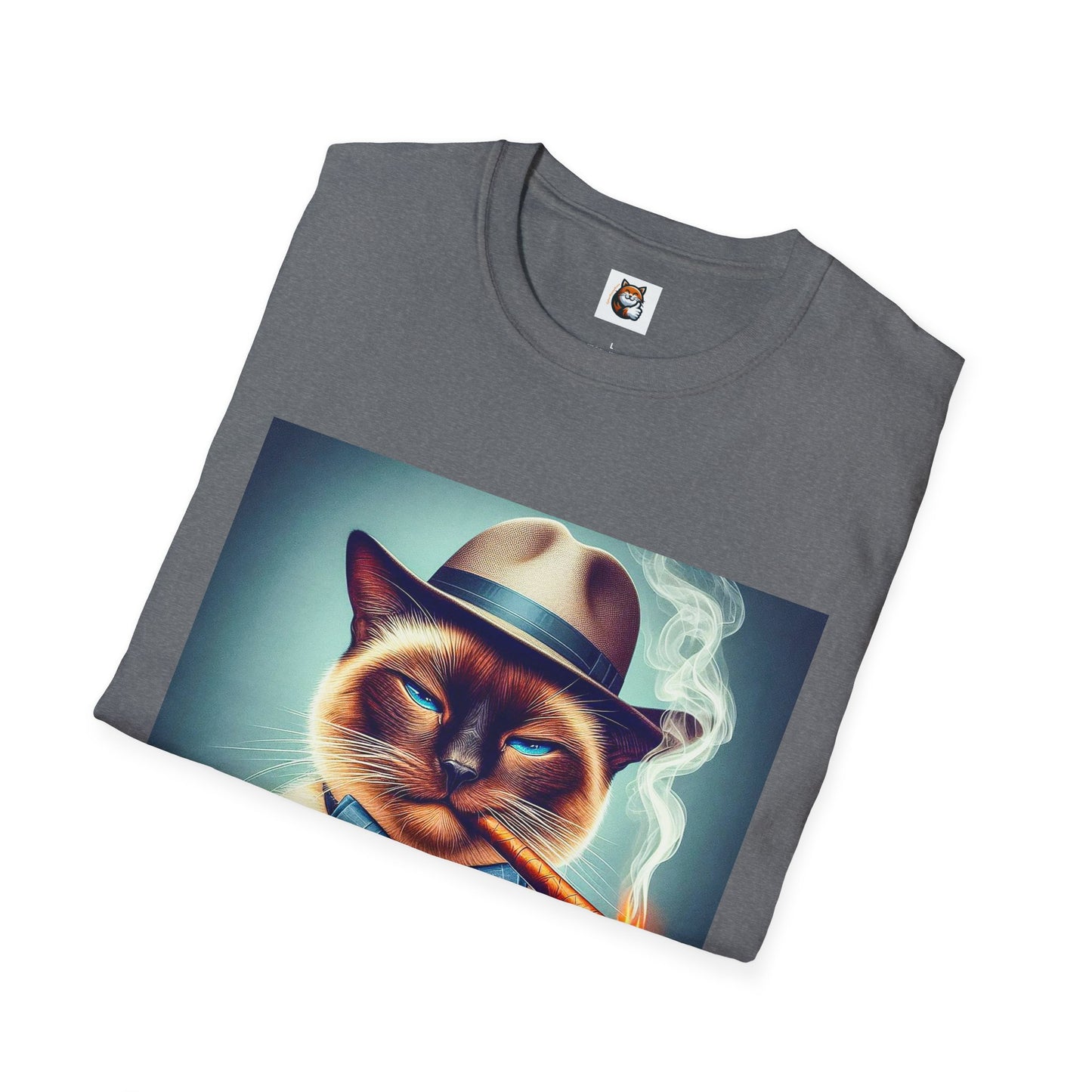Siamese Cat smoking shirt