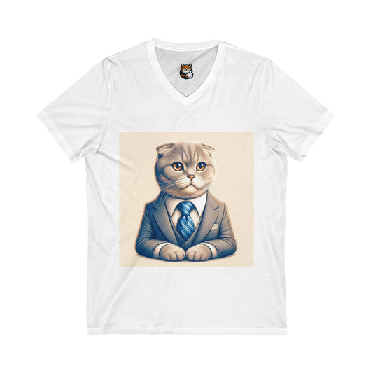 Scottish Fold Cat business kitty shirt