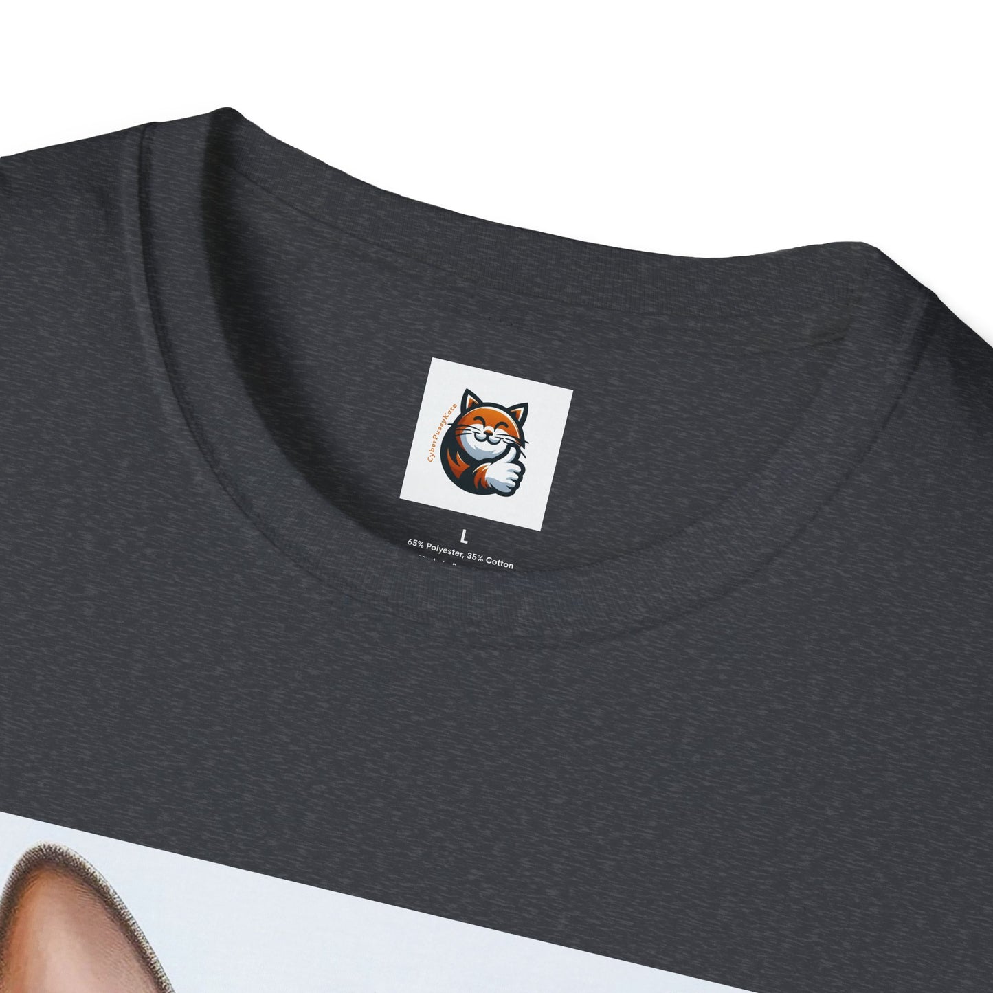 Devon Rex Cat business man Softstyle T-Shirt