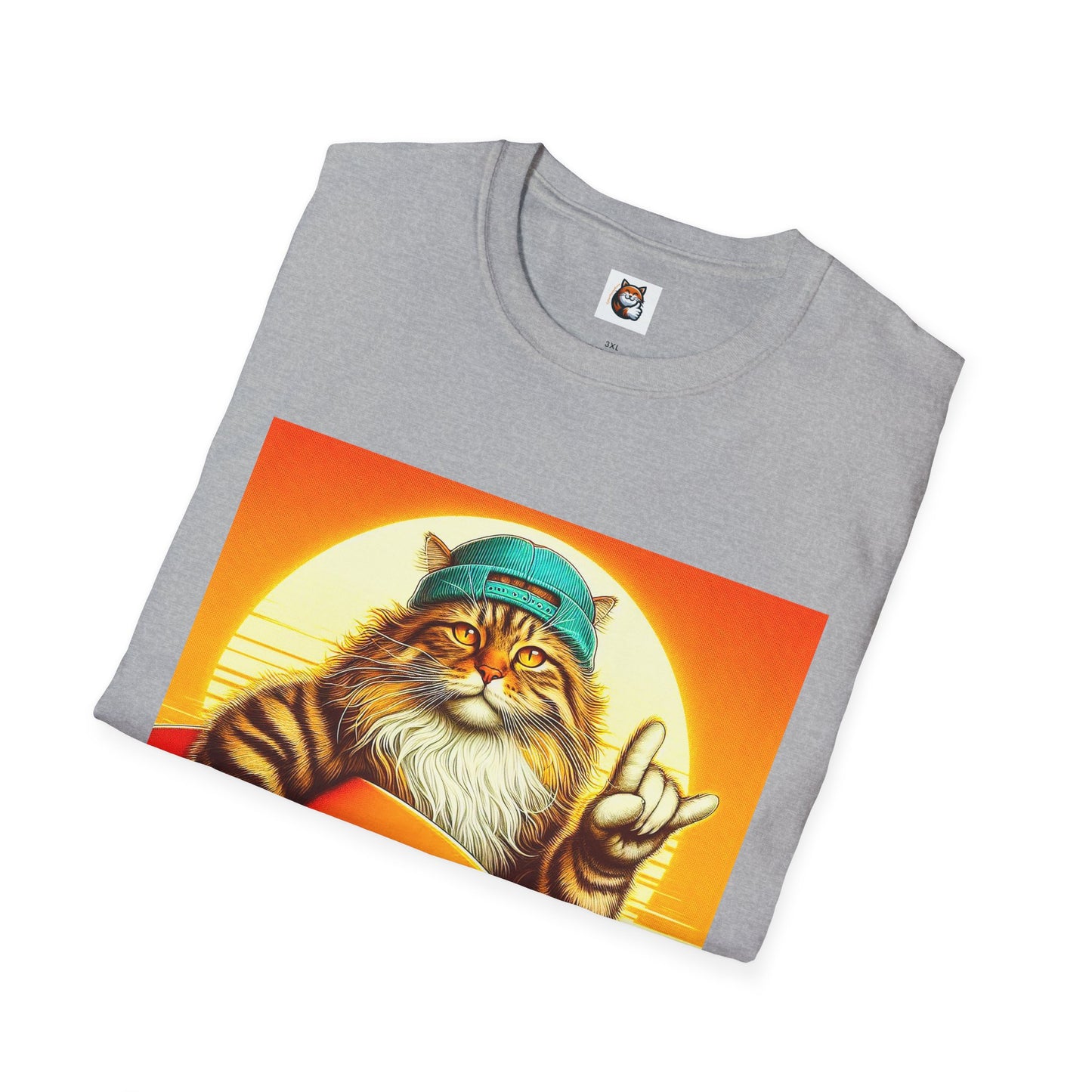 Siberian Cat surfer