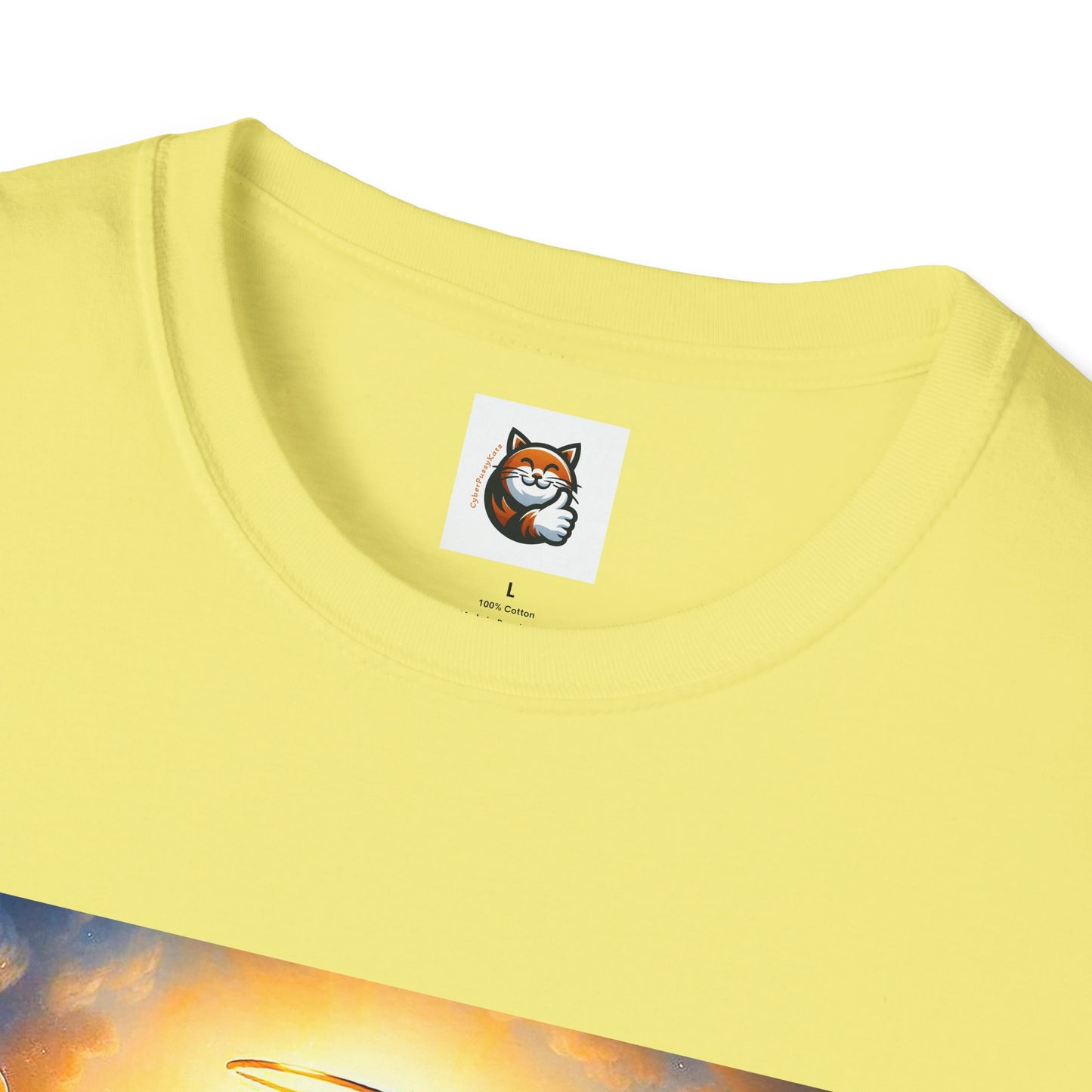 Scottish Fold Cat  golden Angel T-Shirt