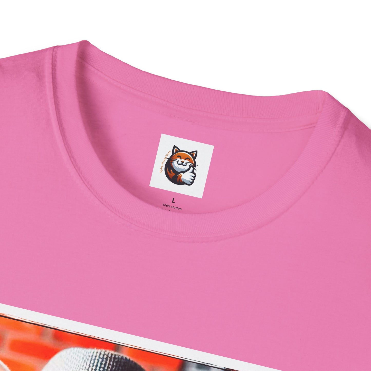 Devon Rex Cat hat and tie Softstyle T-Shirt