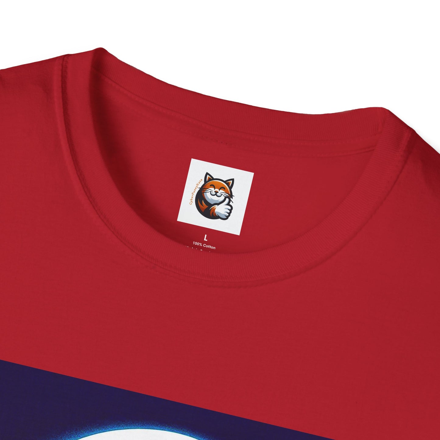 Russian Blue Cat Unisex Softstyle T-Shirt