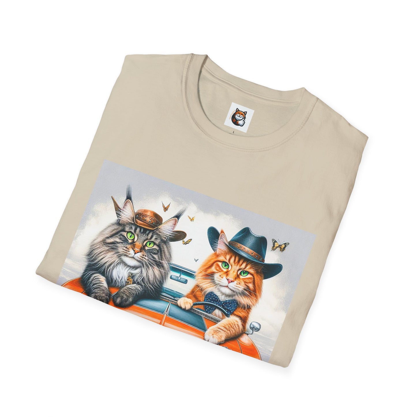 Wacky Maine Coon Unisex Softstyle T-Shirt