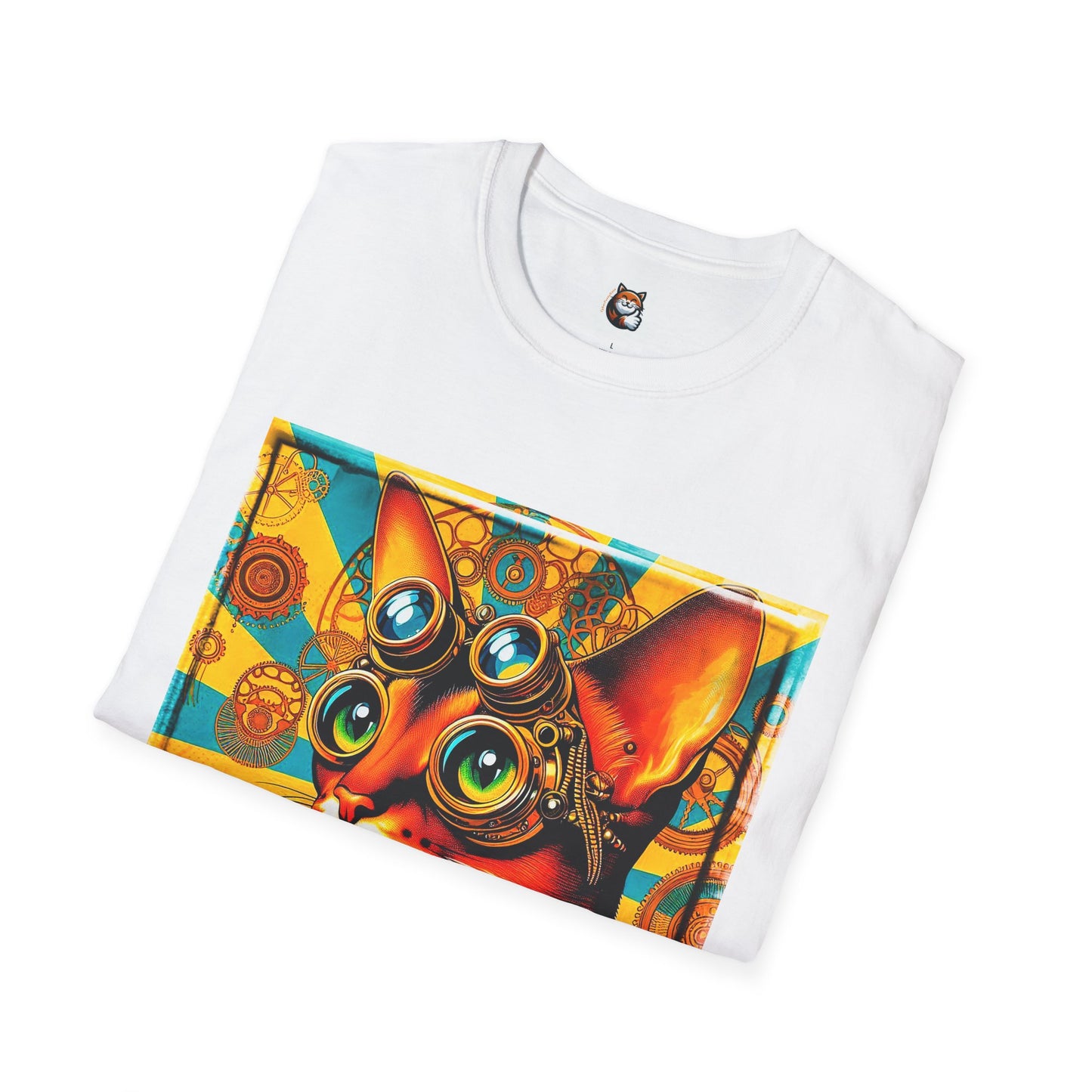 Abyssinian Unisex  steam punk Softstyle T-Shirt