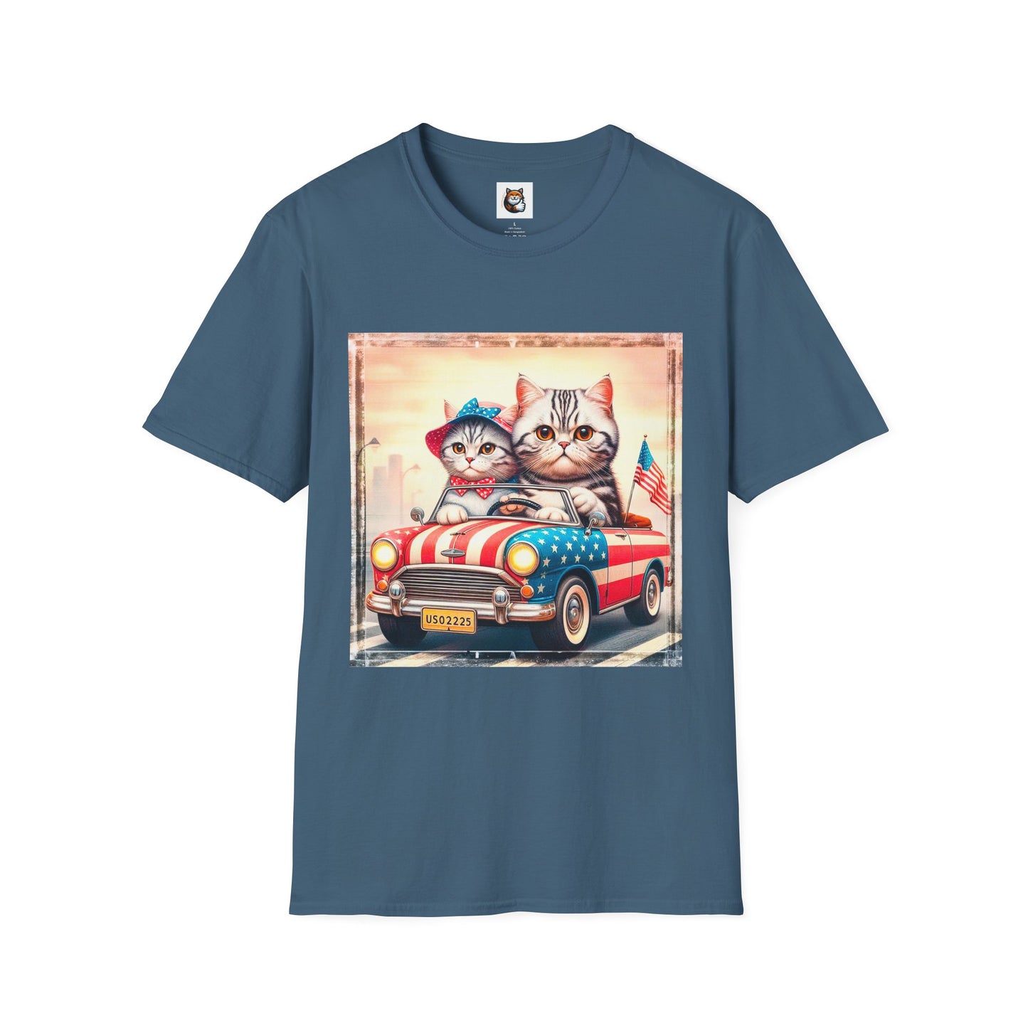 Wacky American Shorthair Unisex Softstyle T-Shirt