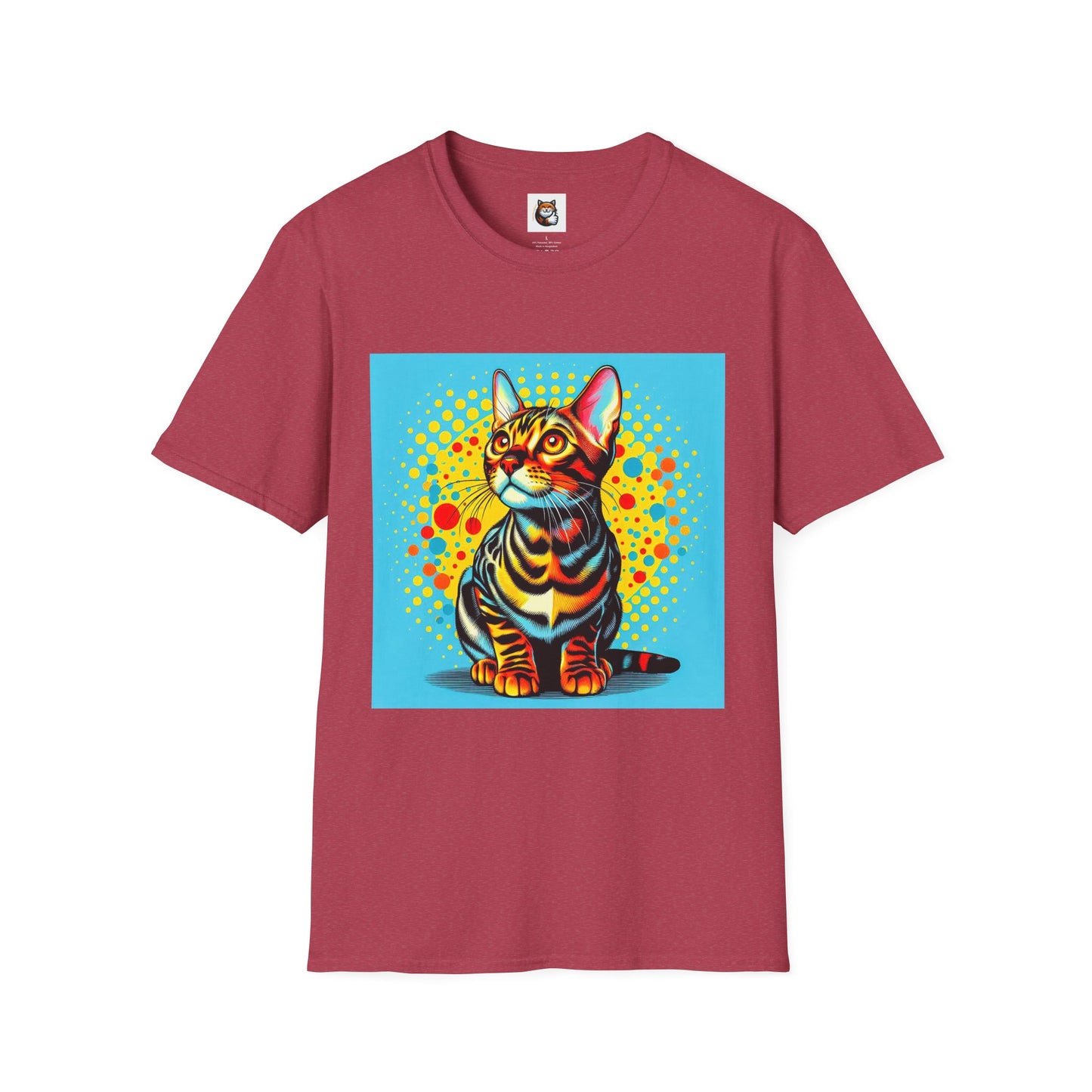 Bengal Unisex spots anf stripes  colors Softstyle T-Shirt