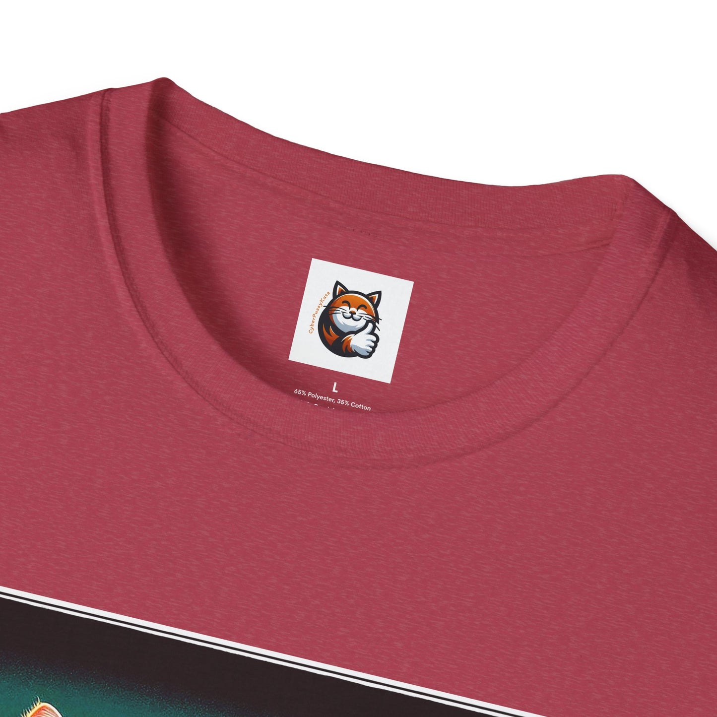 Wacky Exotic Shorthair Cat Unisex Softstyle T-Shirt