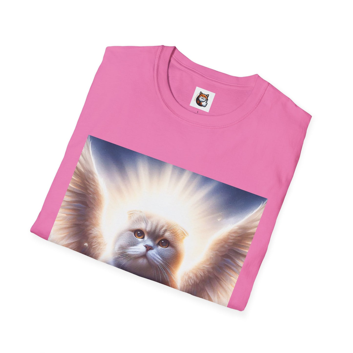 Scottish Fold Cat pretty Angel   T-Shirt