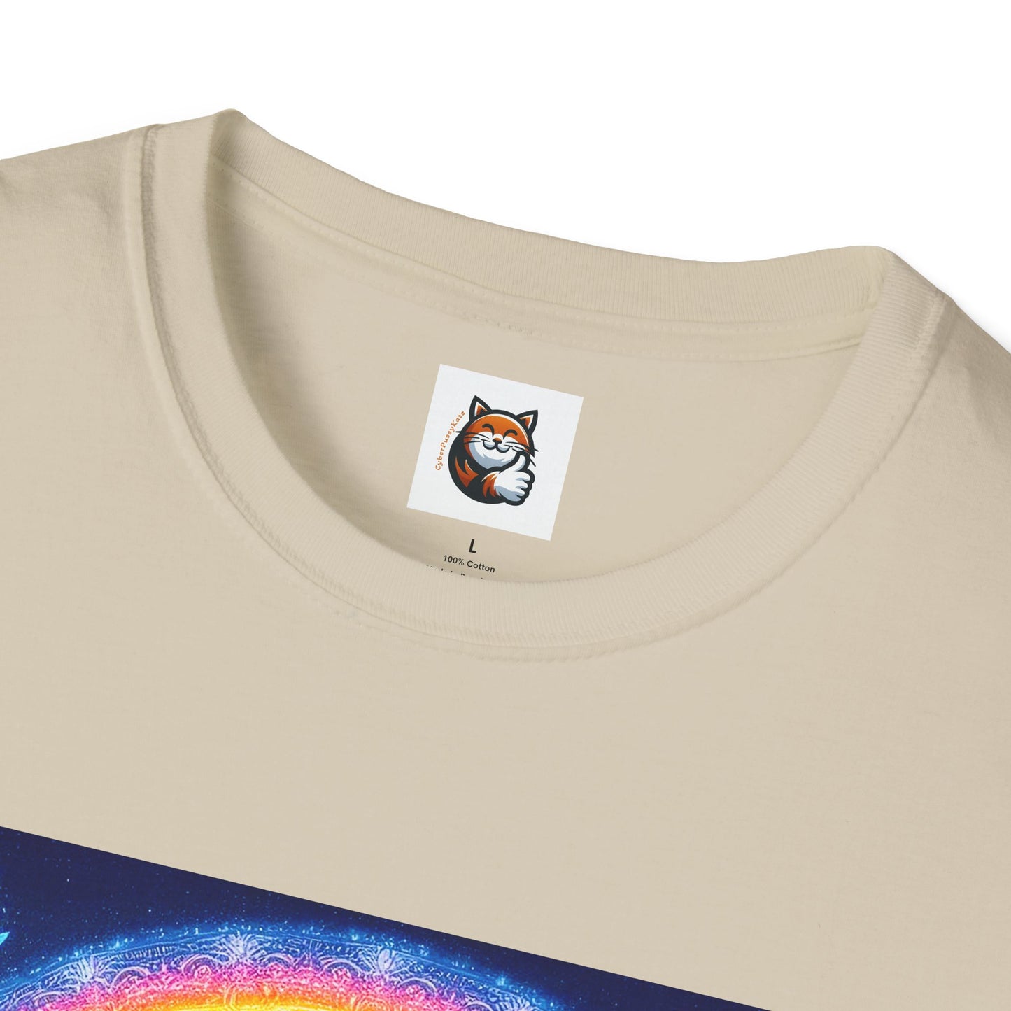 Russian Blue Cat rainbow T-Shirt