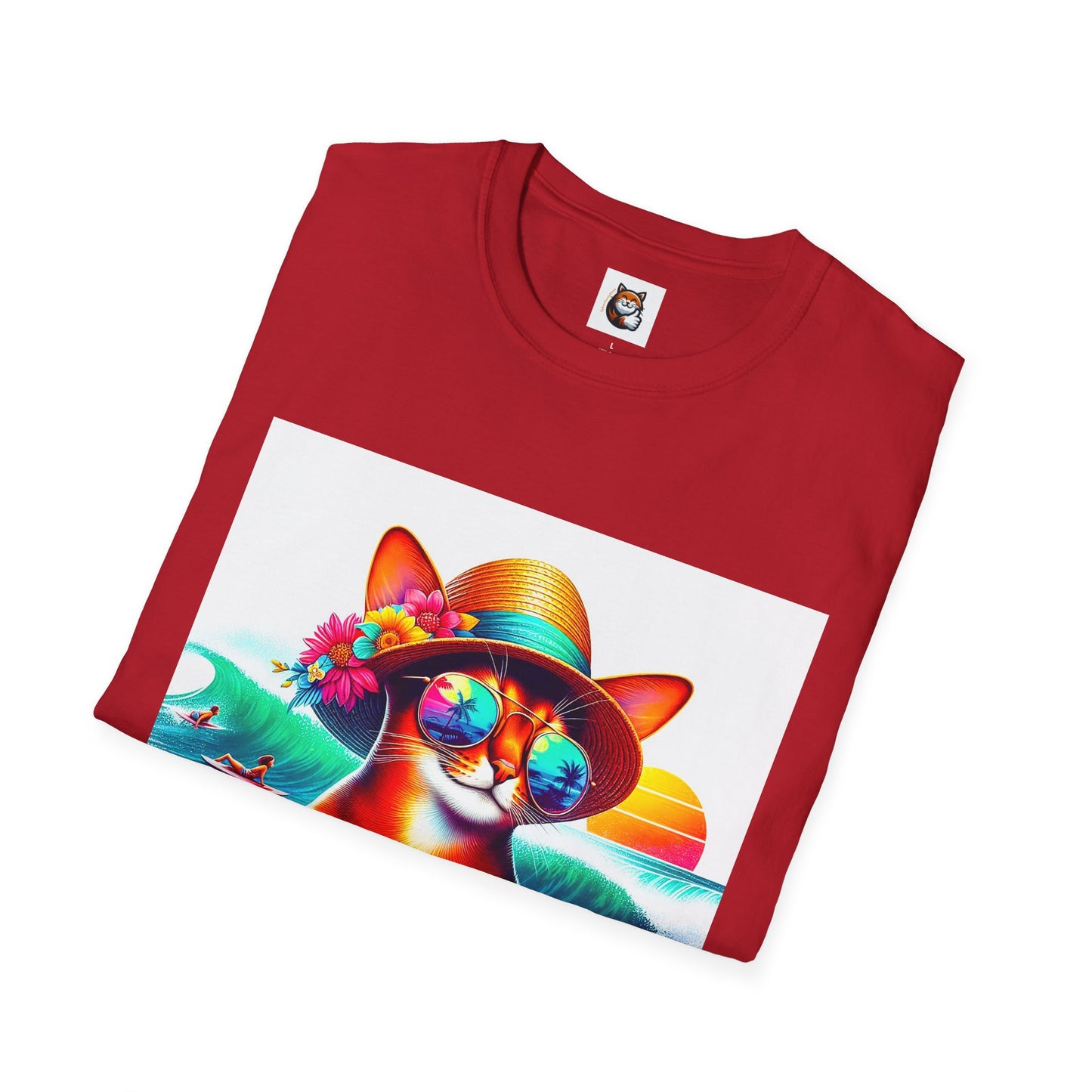 Abyssinian surfer Softstyle T-Shirt