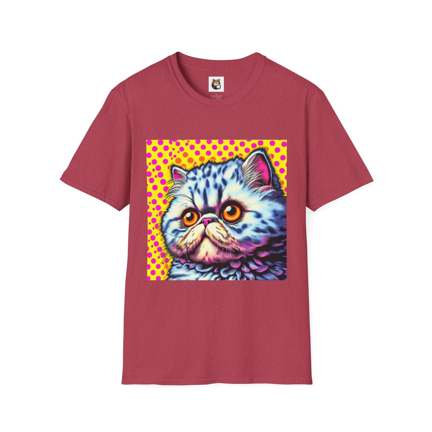 Selkirk Rex Cat T-Shirt comic book cutie