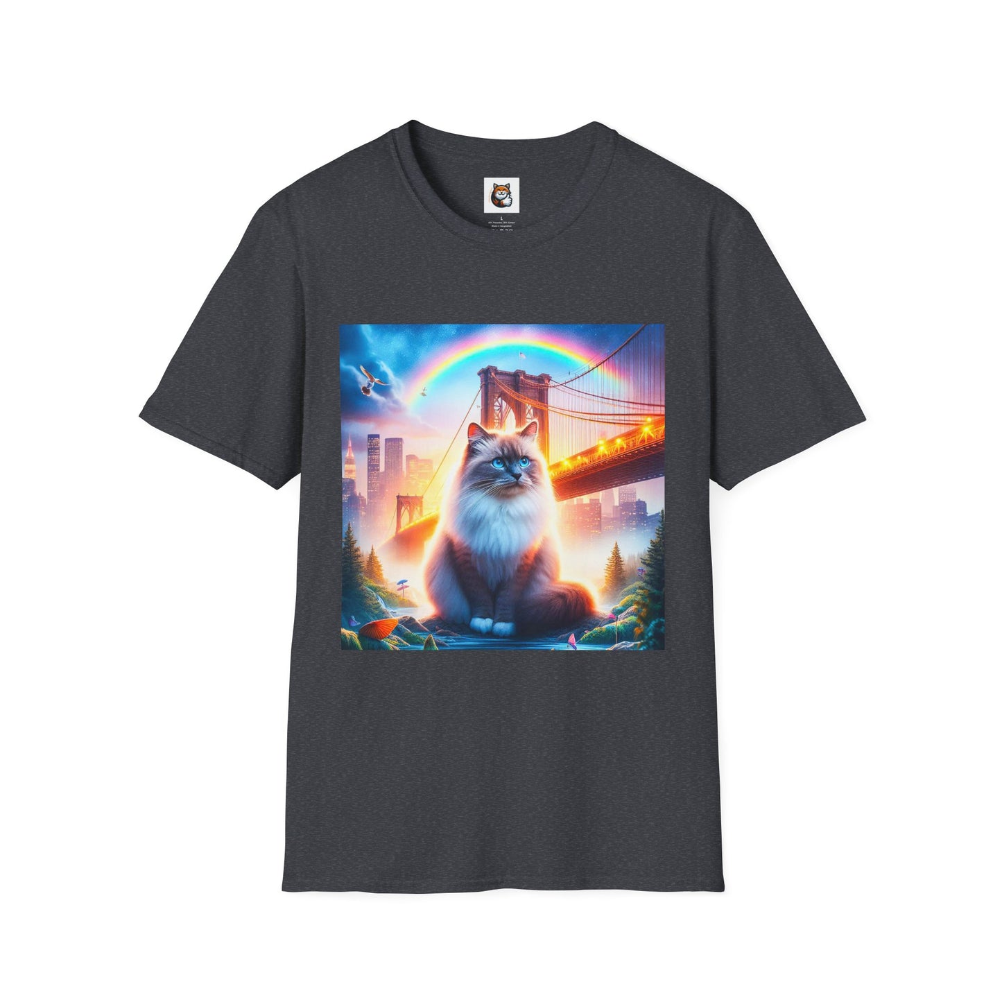 Ragdoll Unisex  rainbow bridge T-Shirt