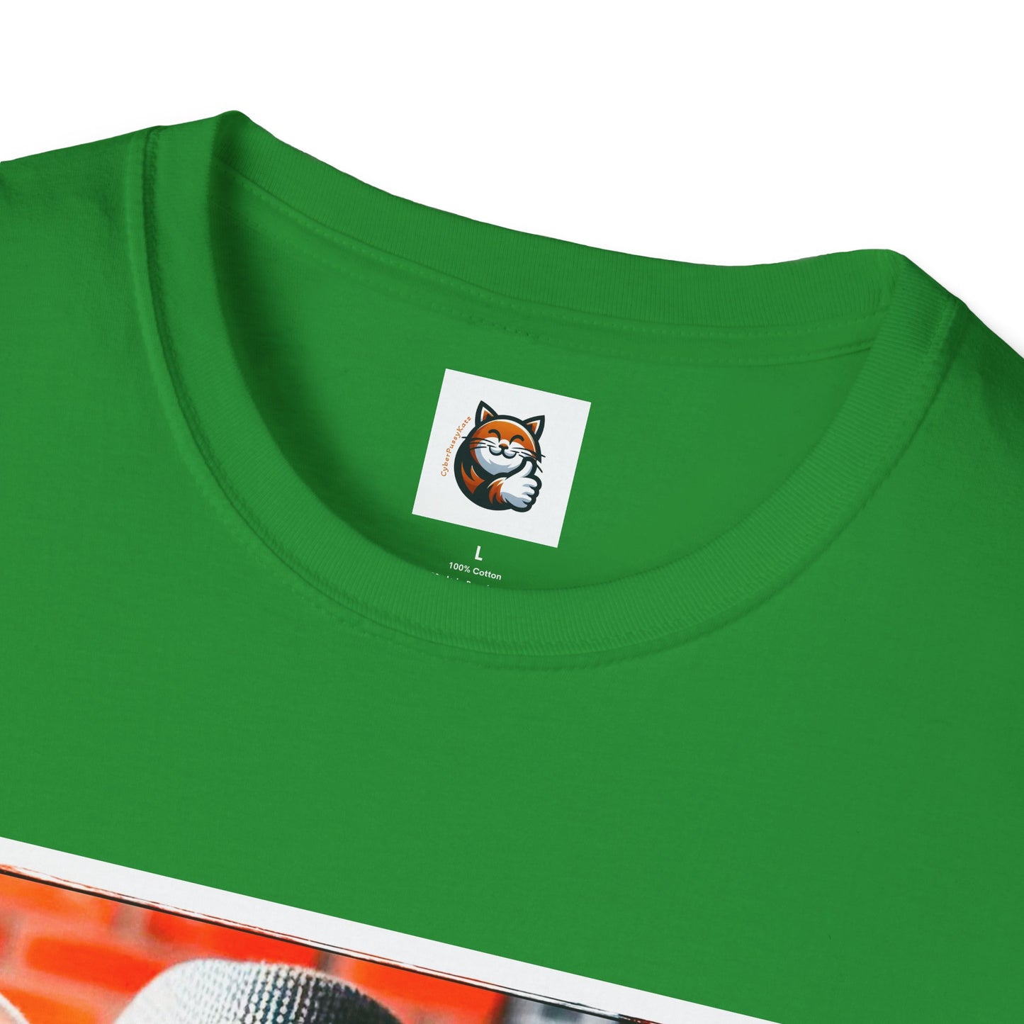 Devon Rex Cat hat and tie Softstyle T-Shirt
