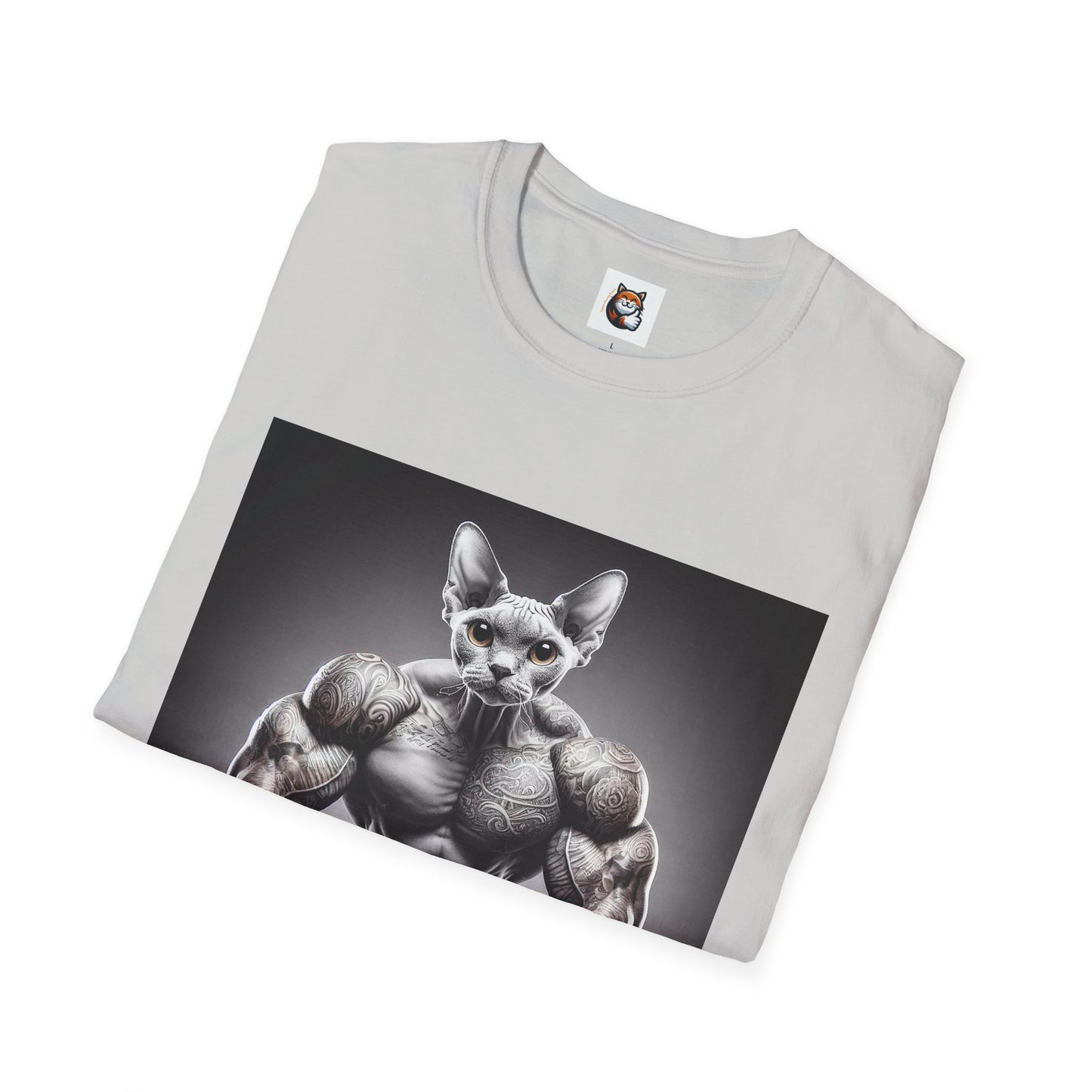 Devon Rex Cat Unisex Softstyle T-Shirt