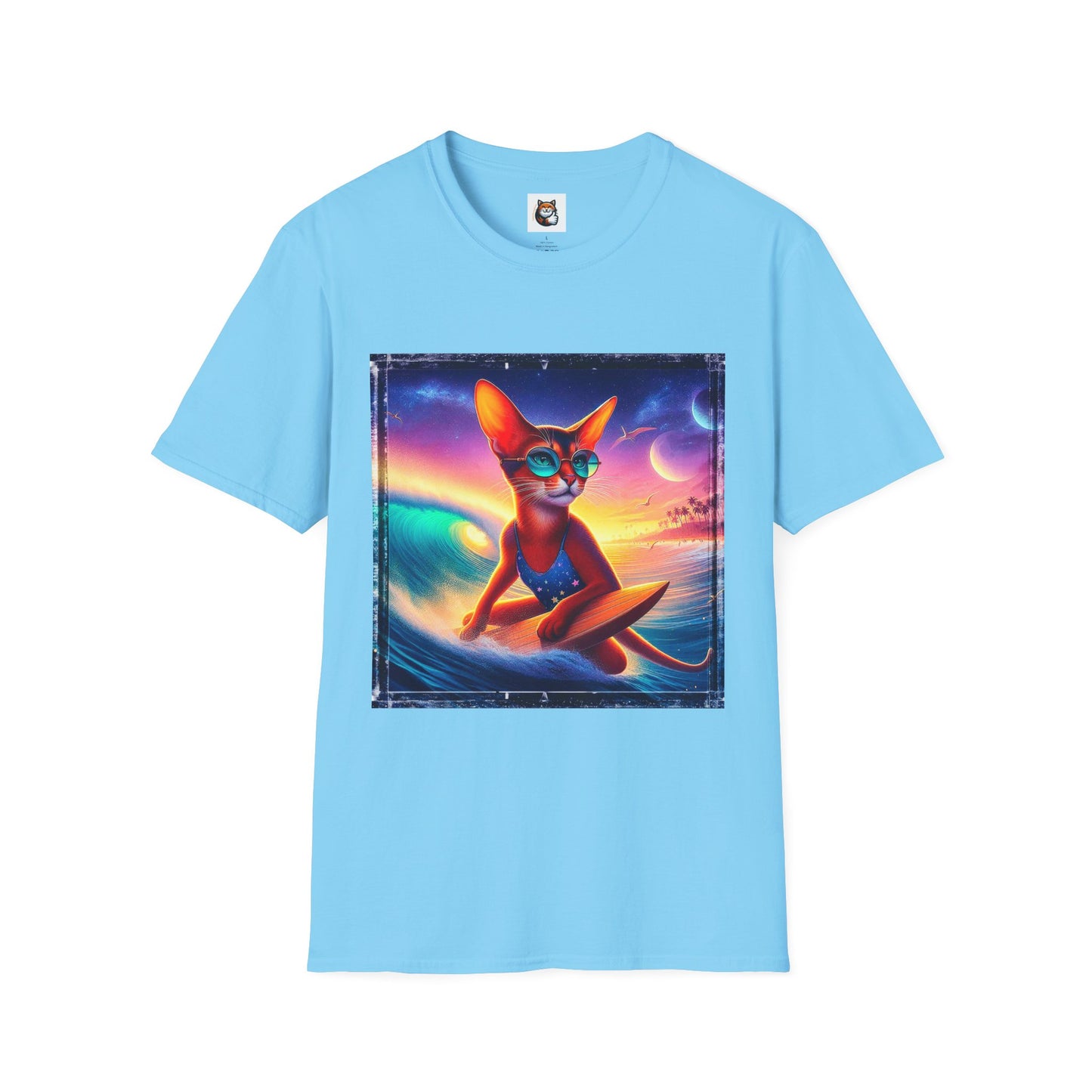 Abyssinian surfer Softstyle T-Shirt
