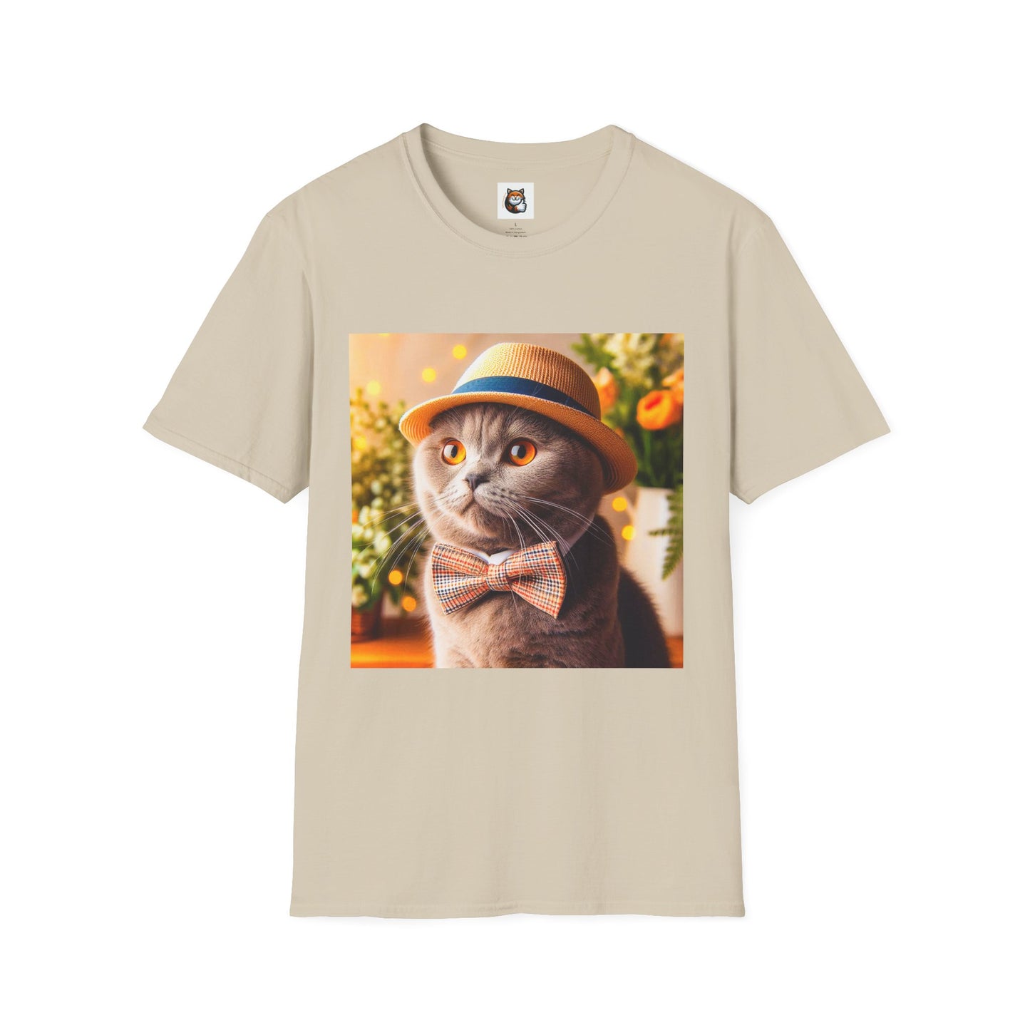Scottish Fold Cat top hat T-Shirt