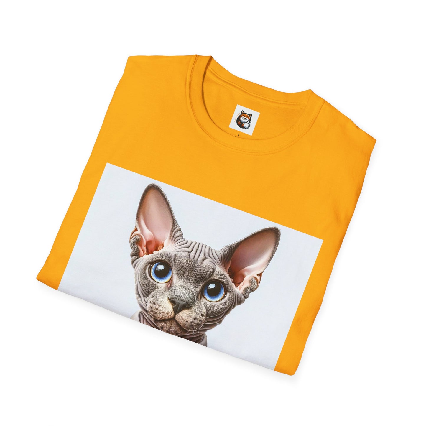 Devon Rex Cat business man Softstyle T-Shirt