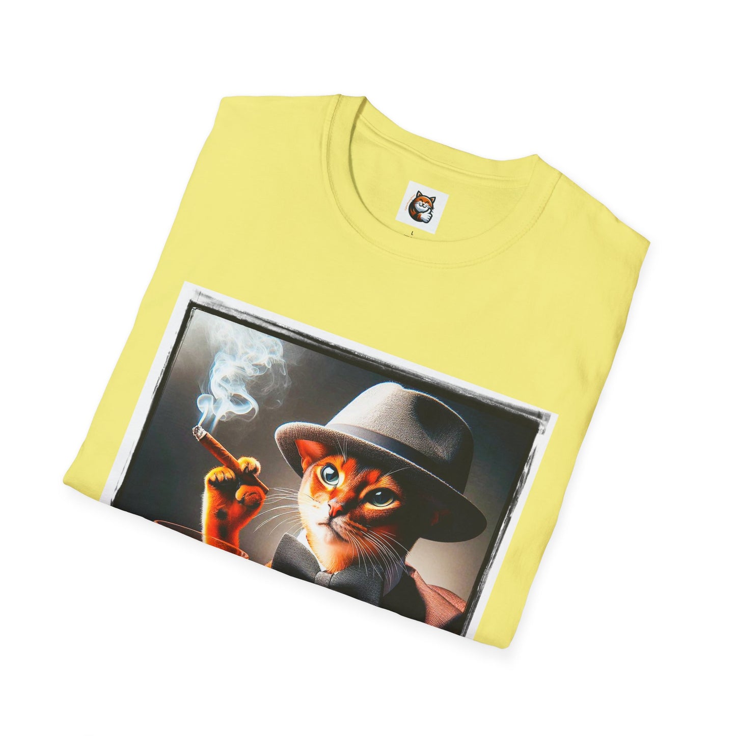 Abyssinian cigar smoking Softstyle T-Shirt