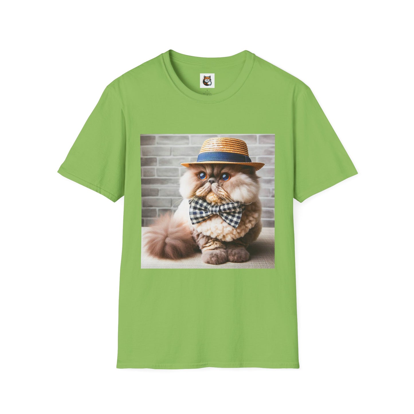Selkirk Rex Cat T-Shirt hat and bow tie