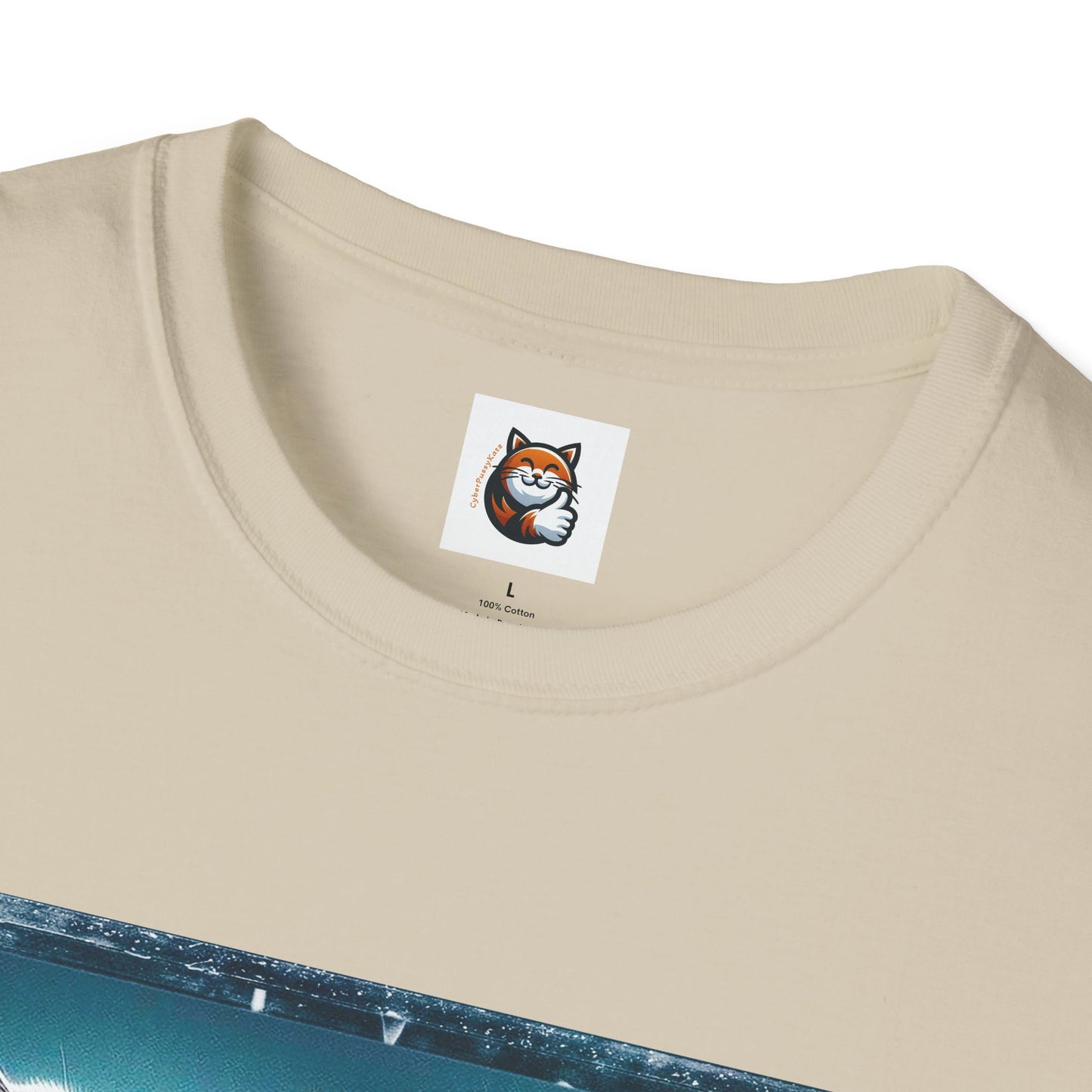 Wacky British Shorthair tiny red car Softstyle T-Shirt