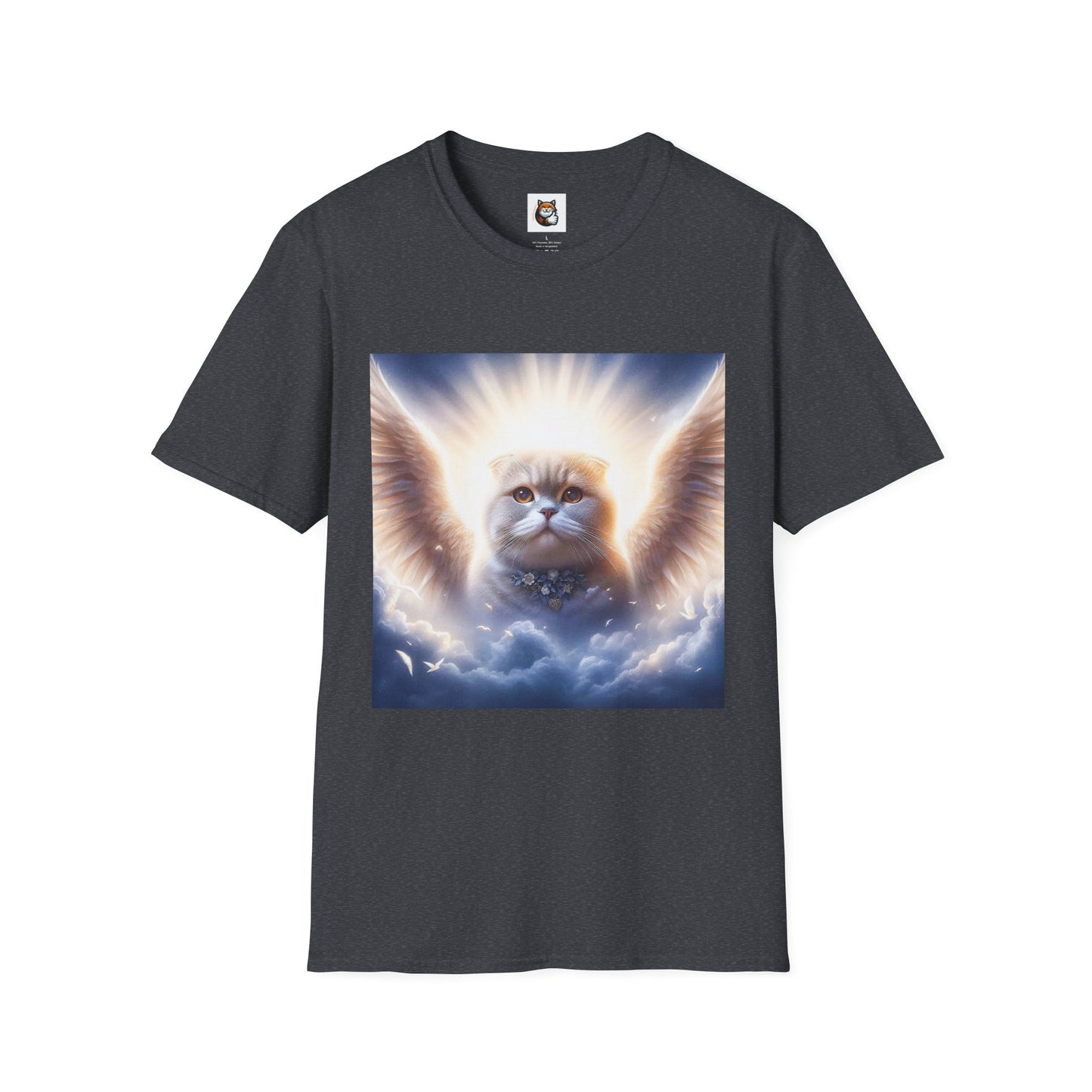 Scottish Fold Cat pretty Angel   T-Shirt