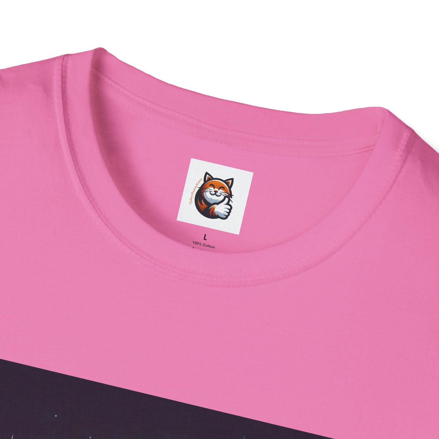 Wacky Domestic Cat Unisex Softstyle T-Shirt